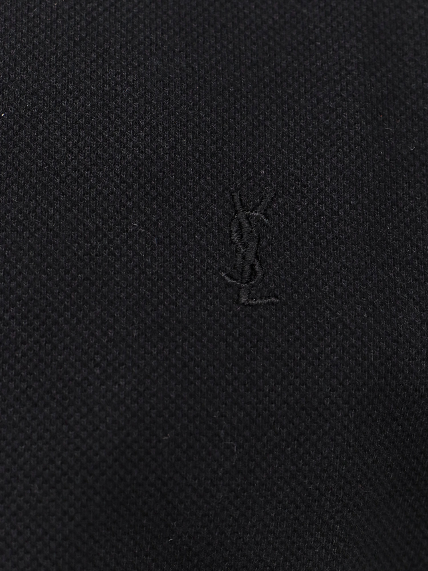 Shop Saint Laurent Polo Shirt In Black