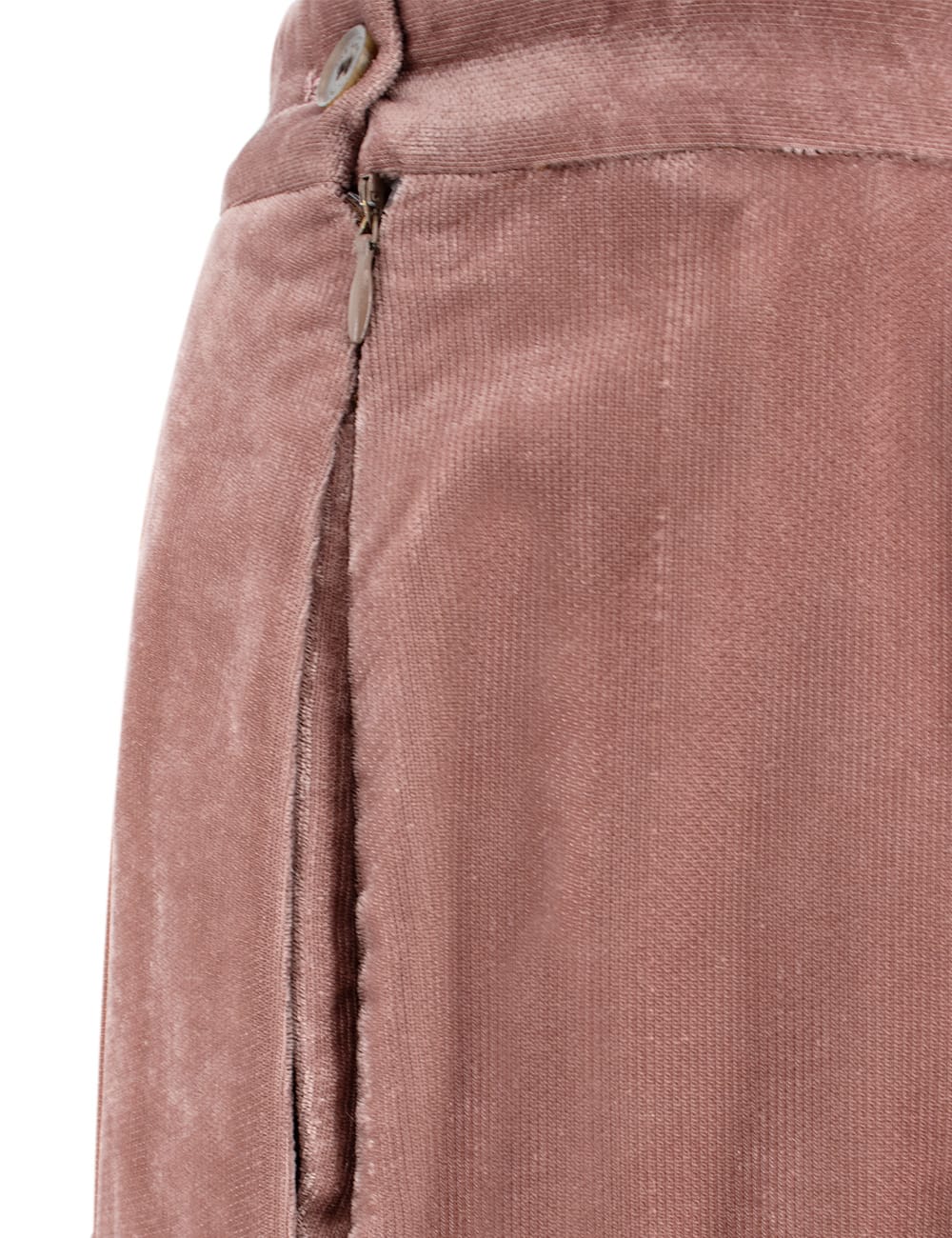 Fabiana Filippi Pleated Wide-leg Trousers In Rosewood