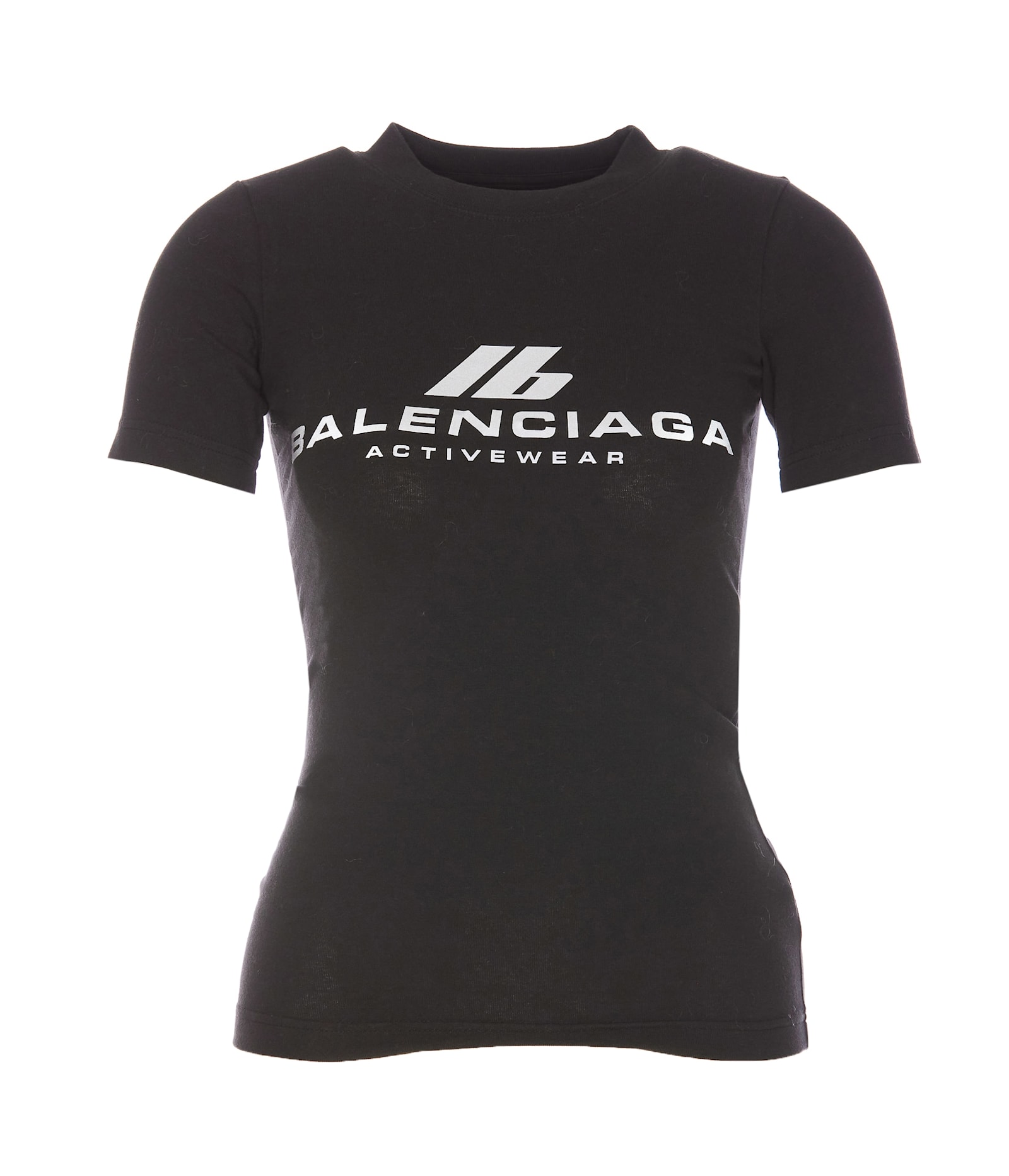 Shop Balenciaga Activewear T-shrit In Black