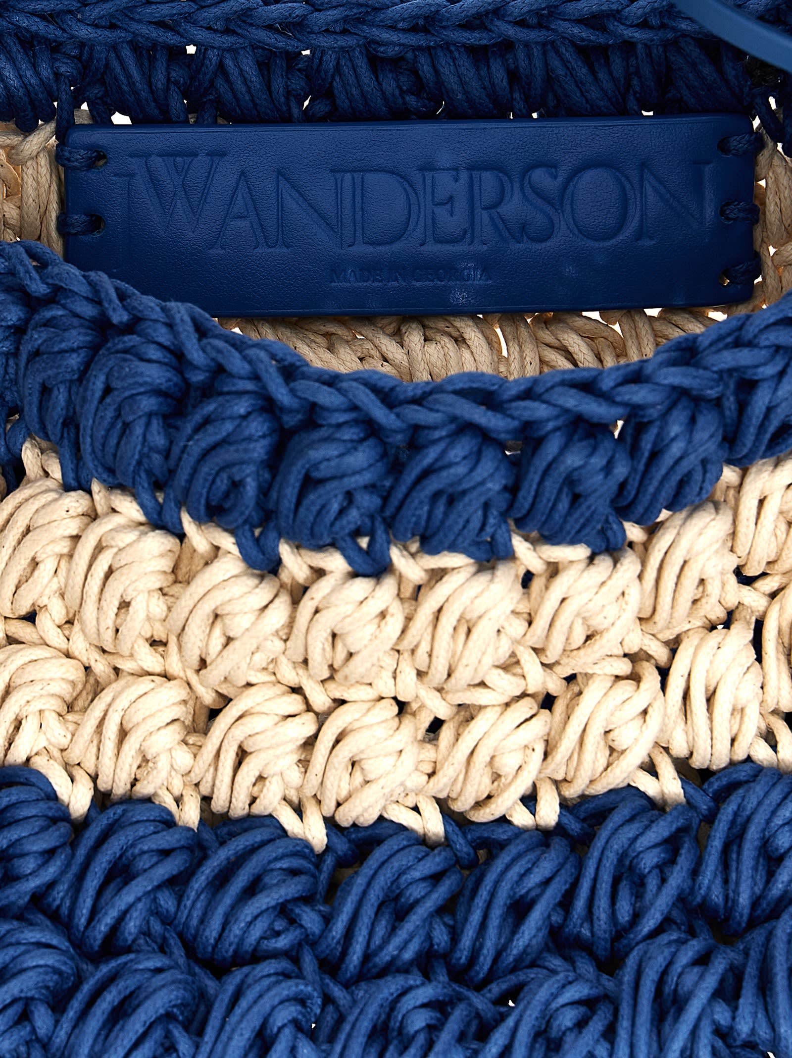 Shop Jw Anderson Popcorn Basket Handbag In Multicolor
