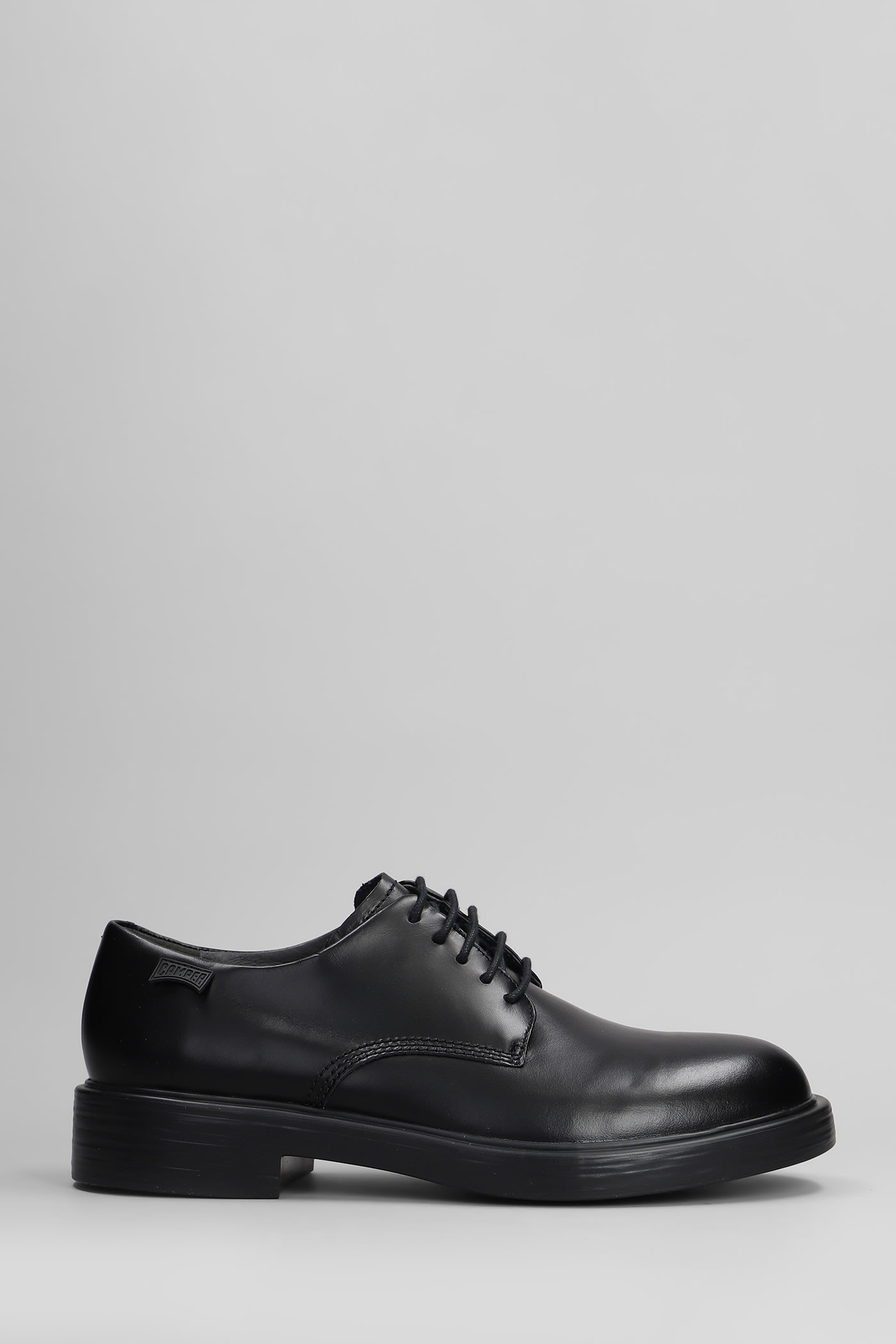 Dean Lace Up Shoes In Black Leather