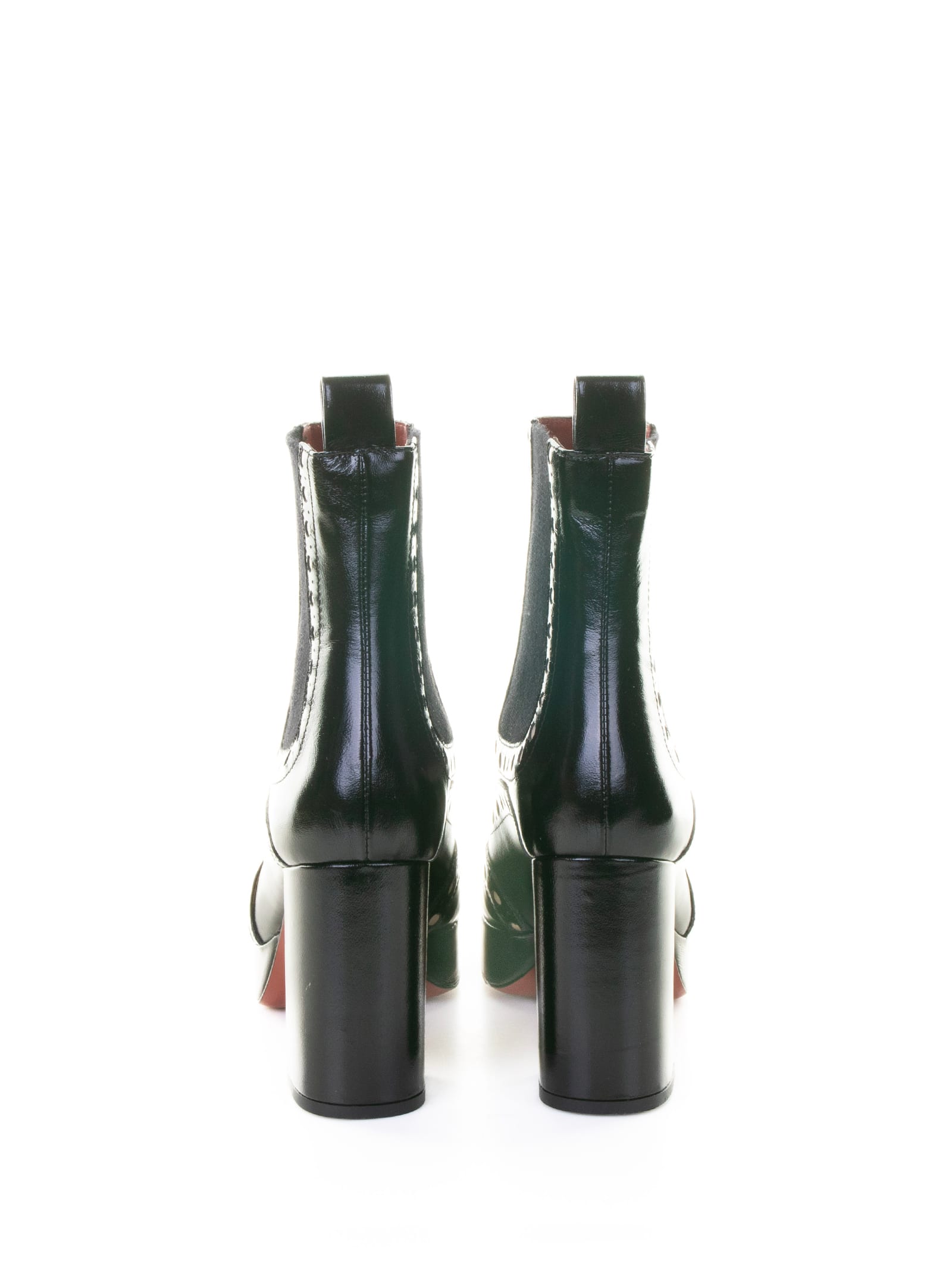 Roberto Festa 70mm Platform Studded Boots In Black