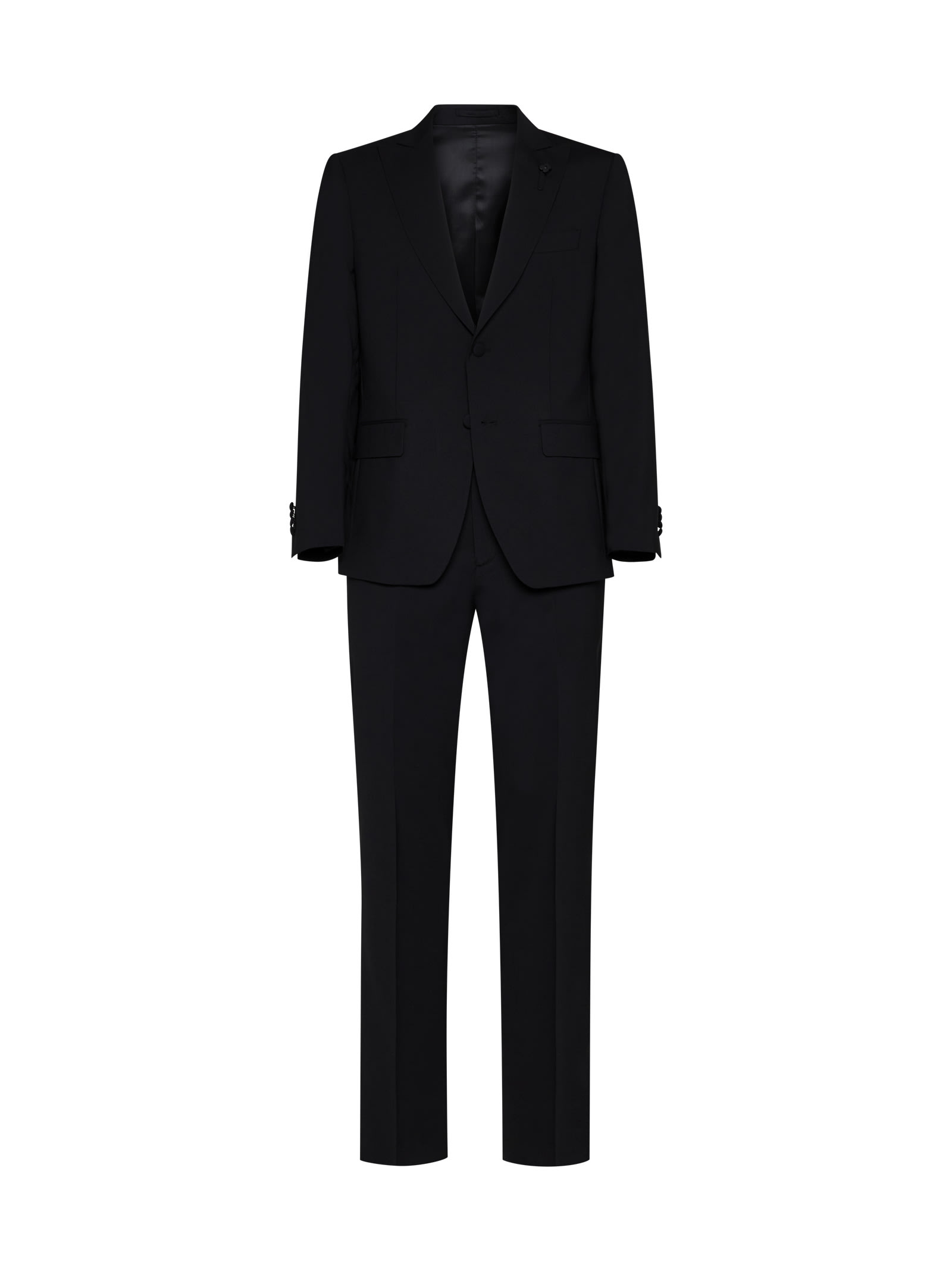 Shop Lardini Suit In Black