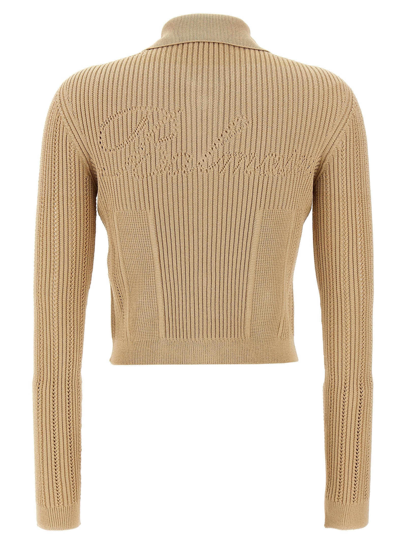 BALMAIN RIBBED CARDIGAN