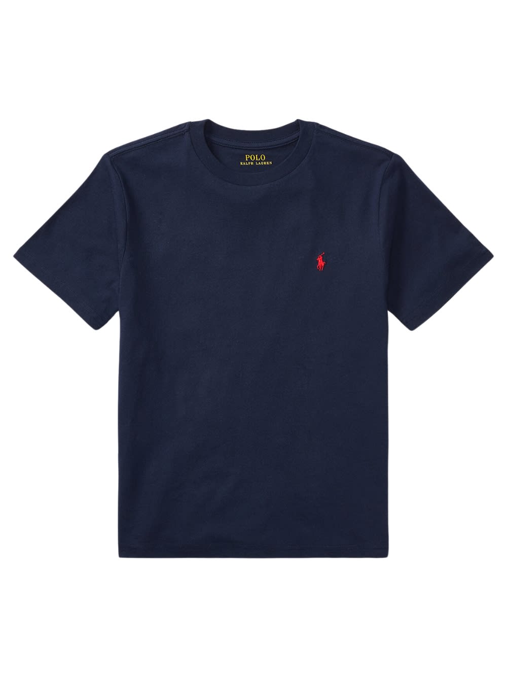 Shop Polo Ralph Lauren Ss Cn-tops-t-shirt In Cruise Navy