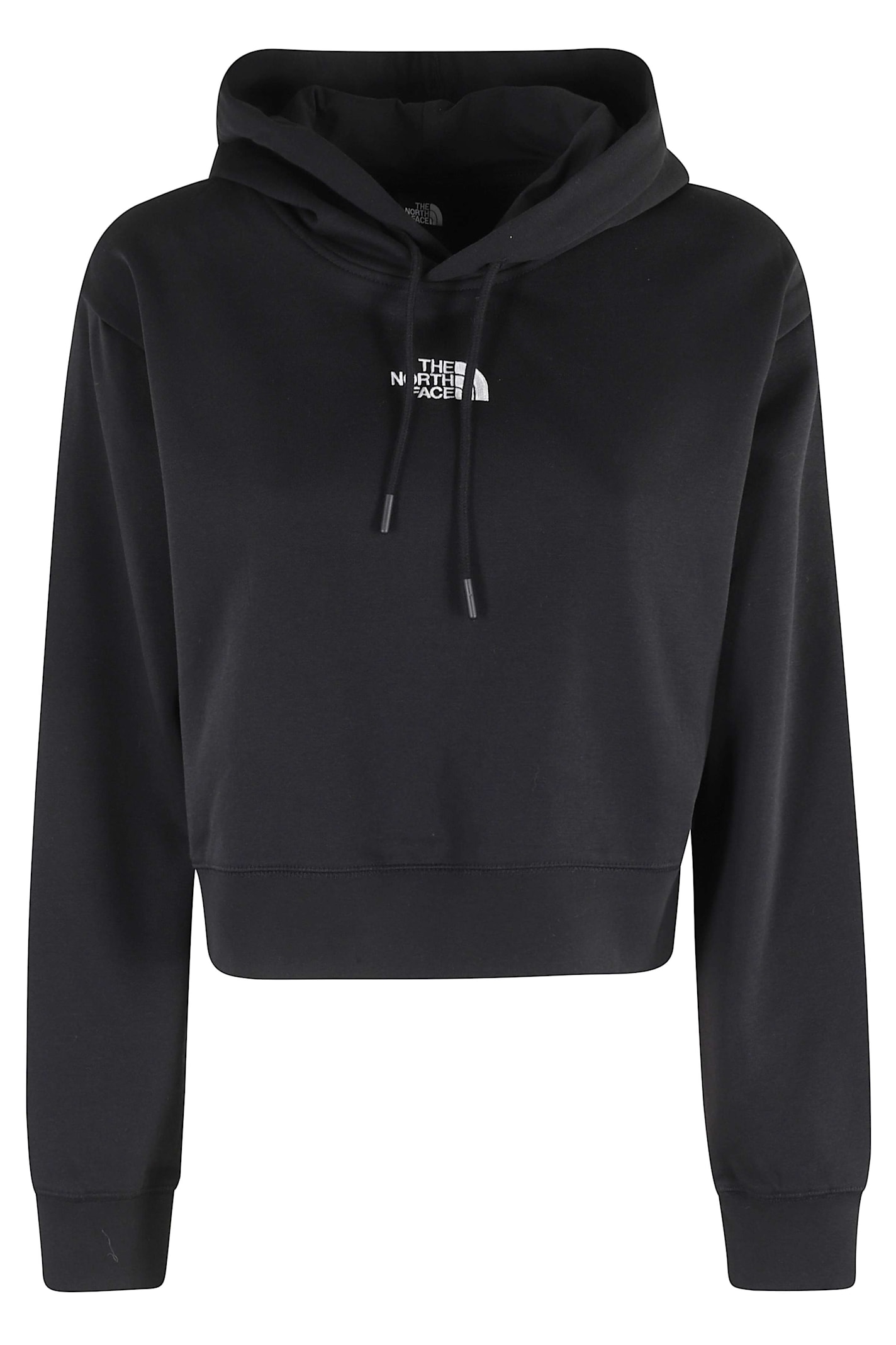 The North Face W Essential Crop Hoodie In Black