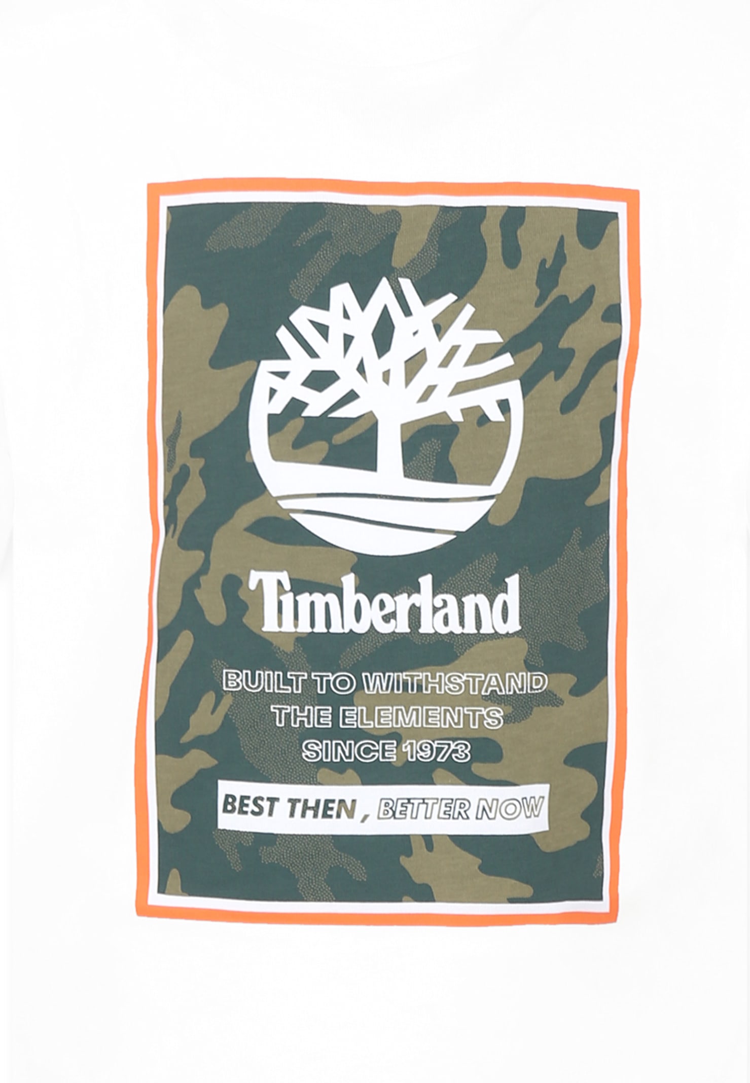 Timberland White T-shirt For Boy With Logo In White