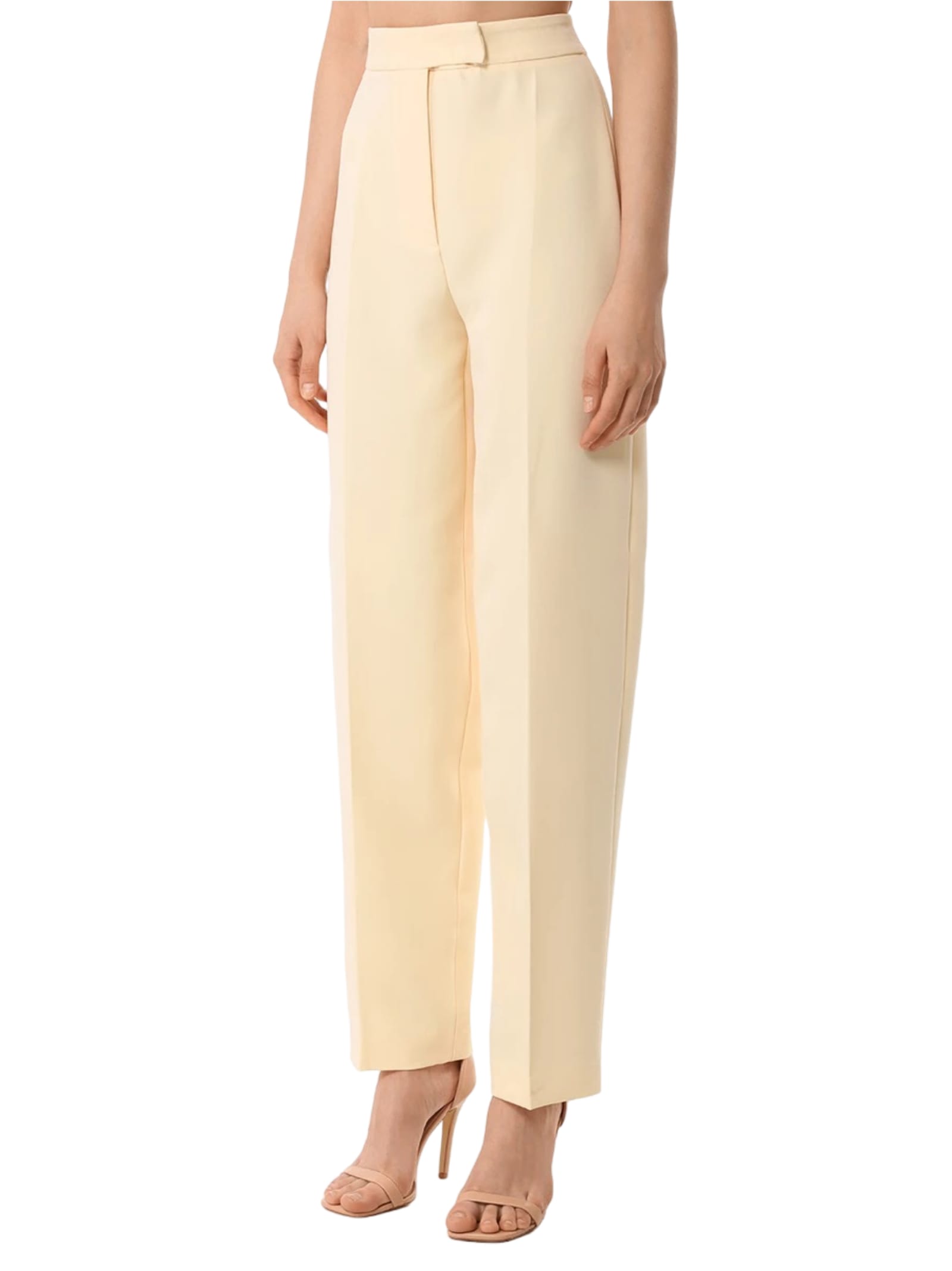 Chiara Ferragni Trousers In White