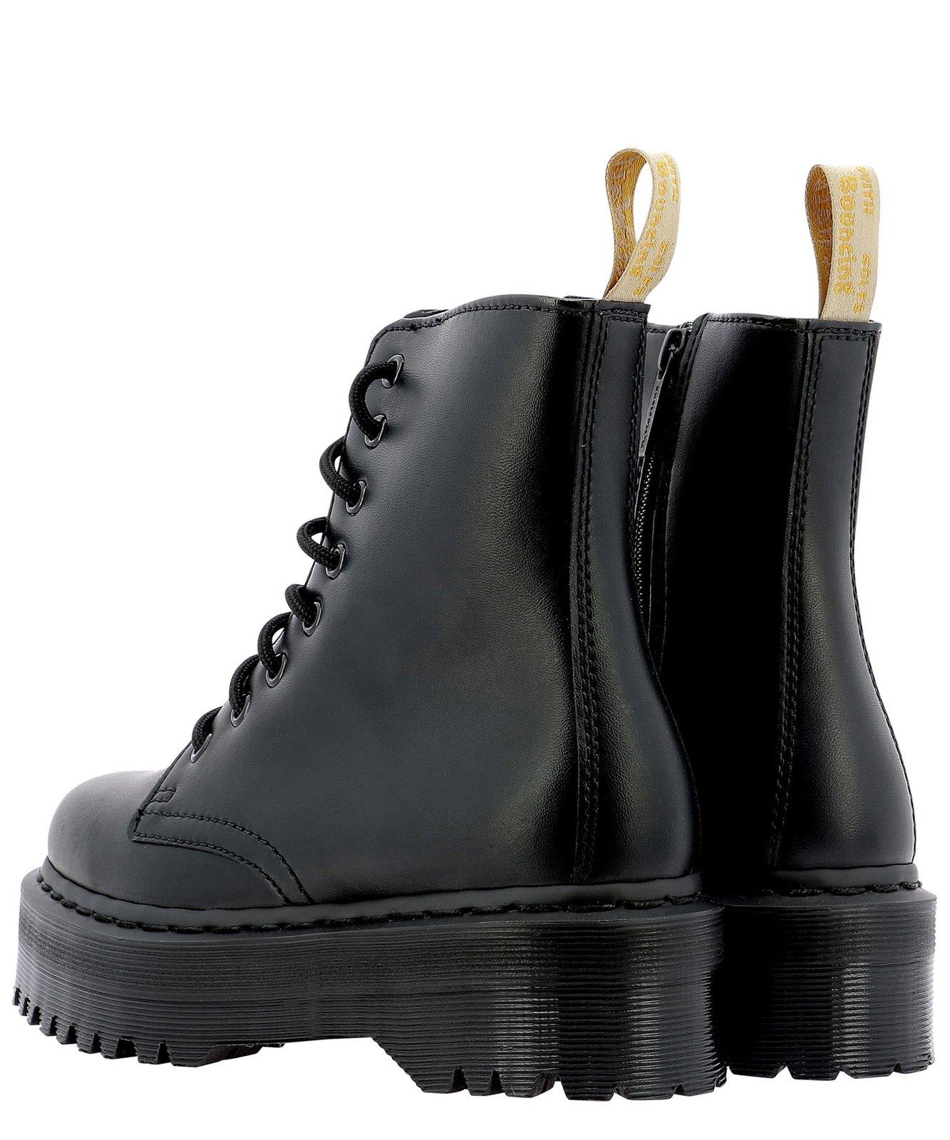 Dr. Martens Jadon Lace-up Boots In Nero