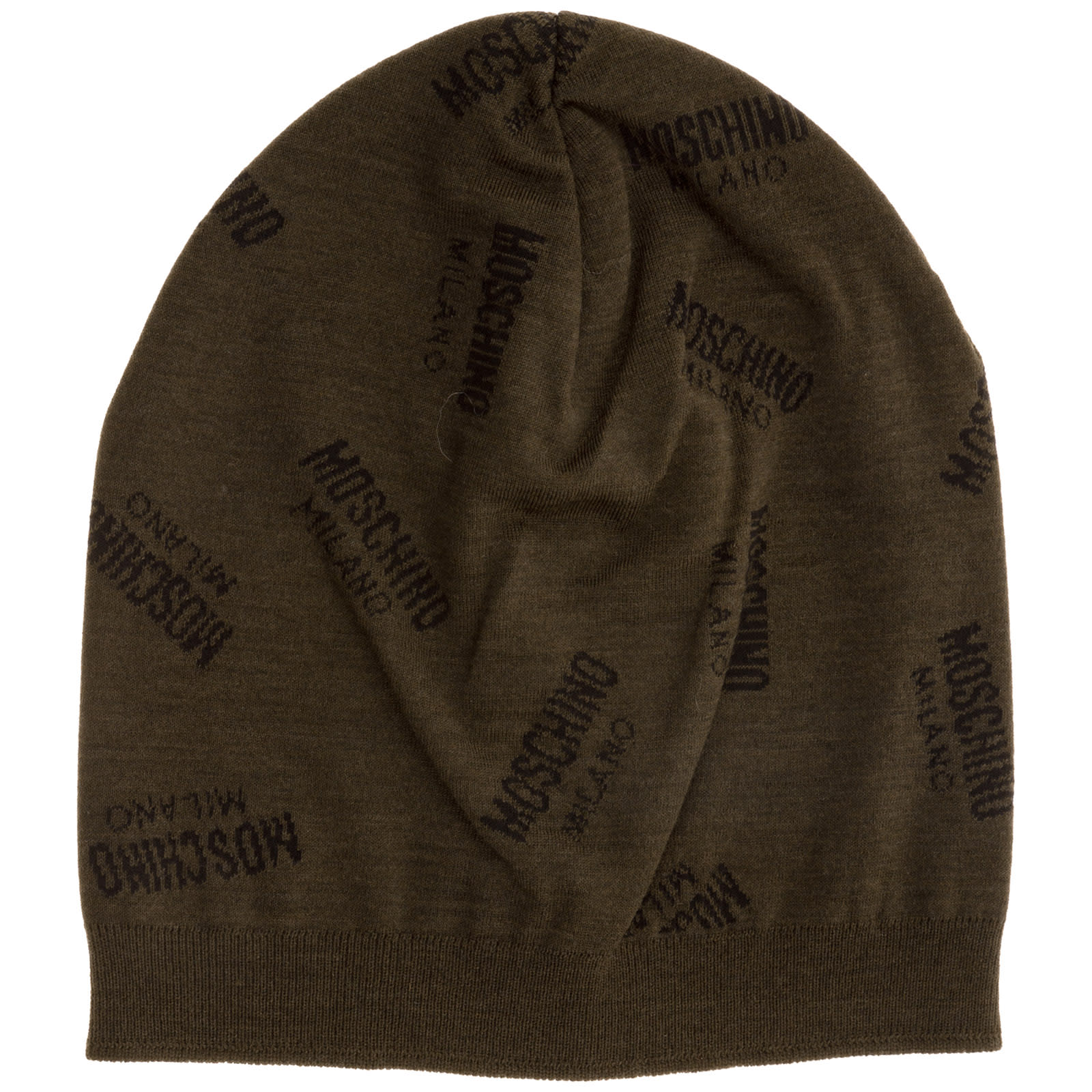 MOSCHINO DOUBLE QUESTION MARK BEANIE,M525060068006