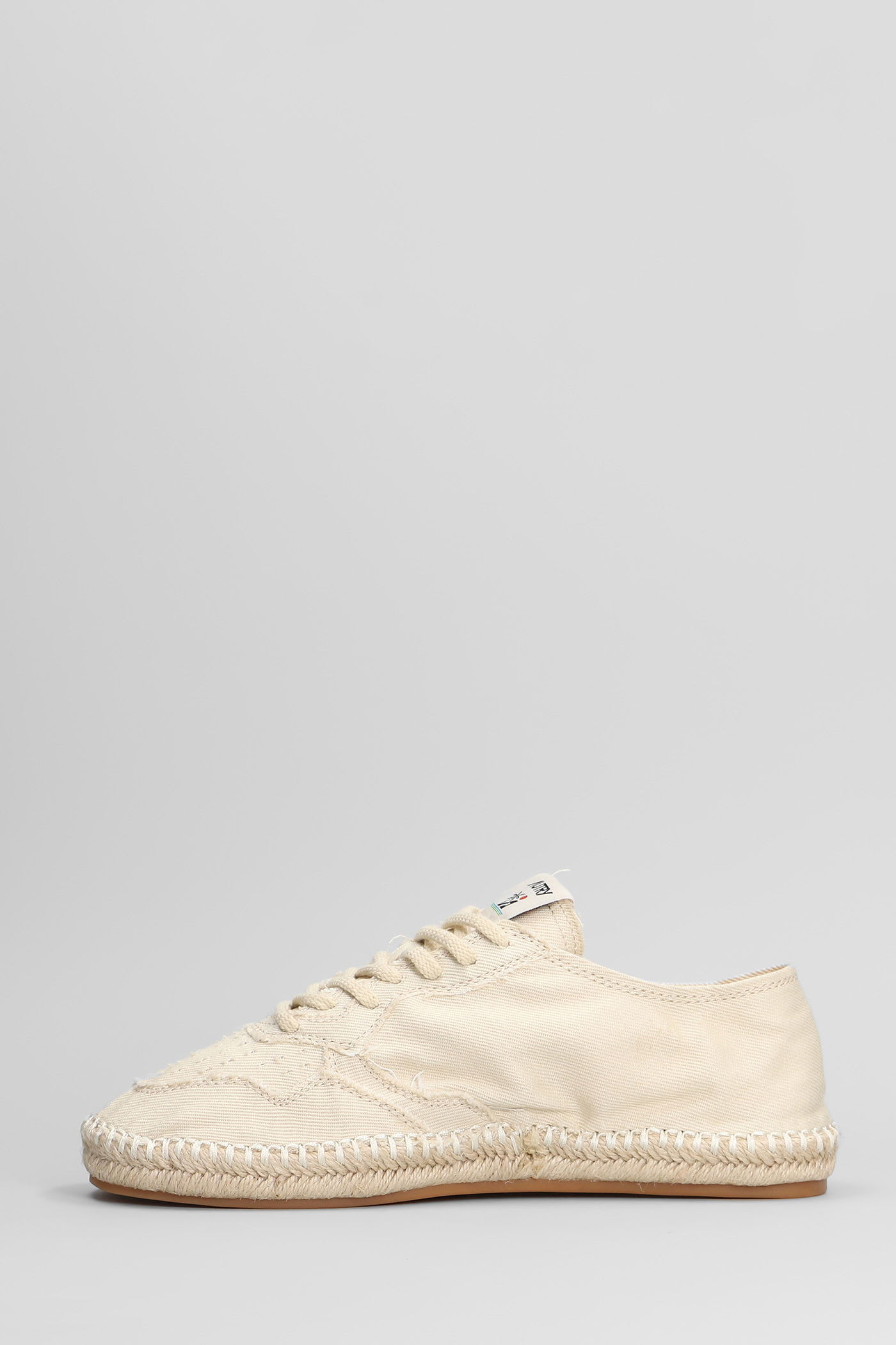 Autry Sandy Espadrilles In Beige Cotton In Neutral