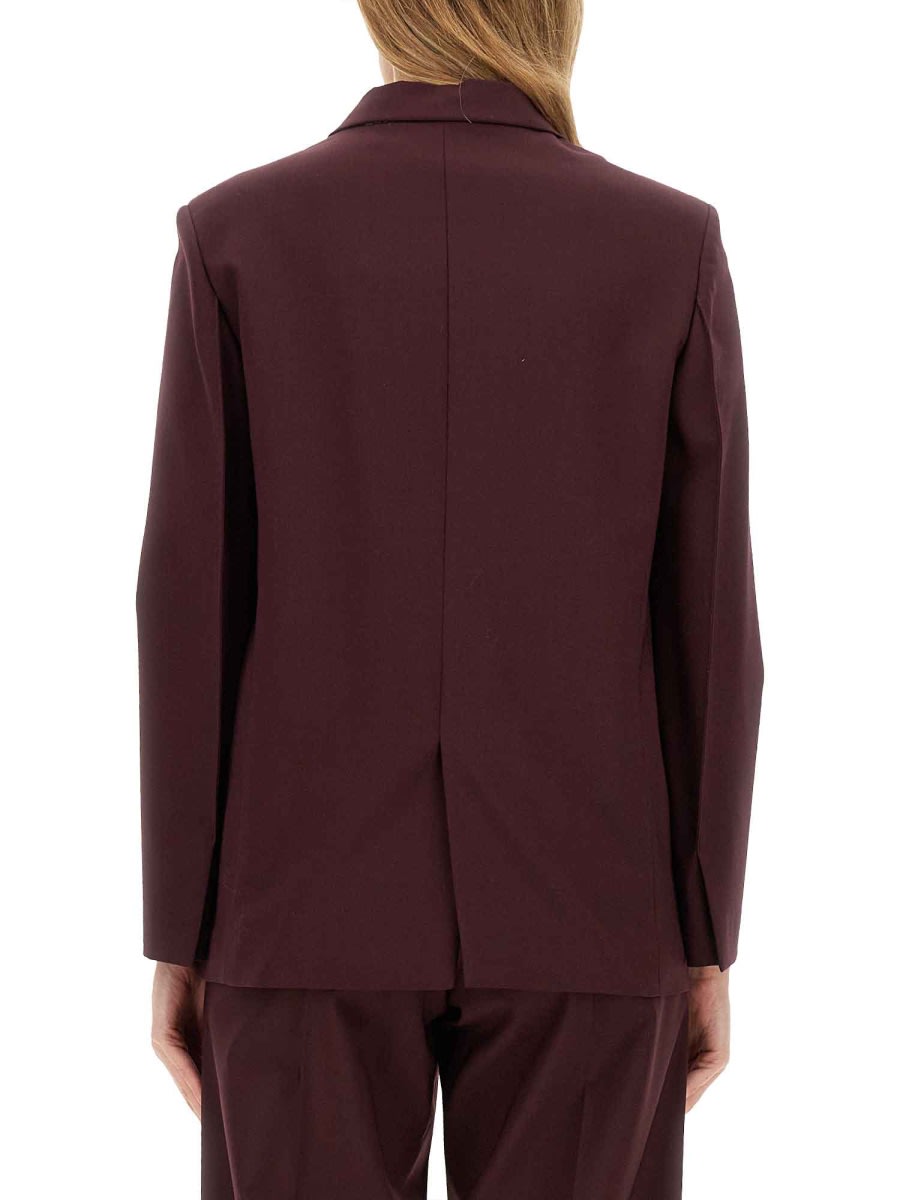 Alysi Single-breasted Blazer In Red