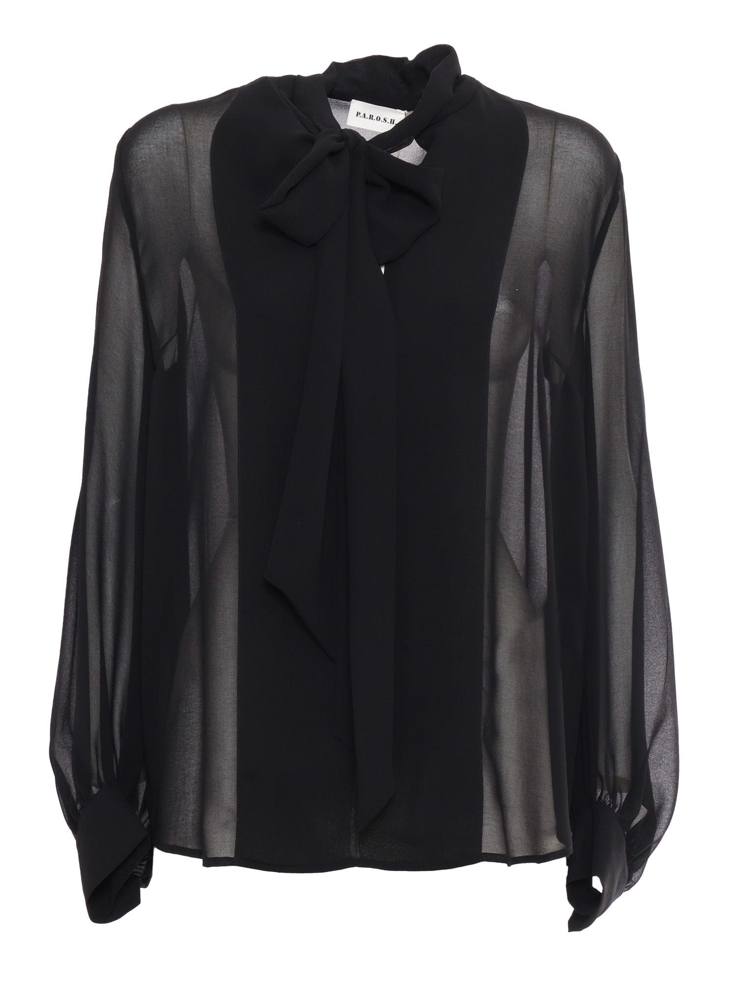 Shop P.a.r.o.s.h Blouse In Black