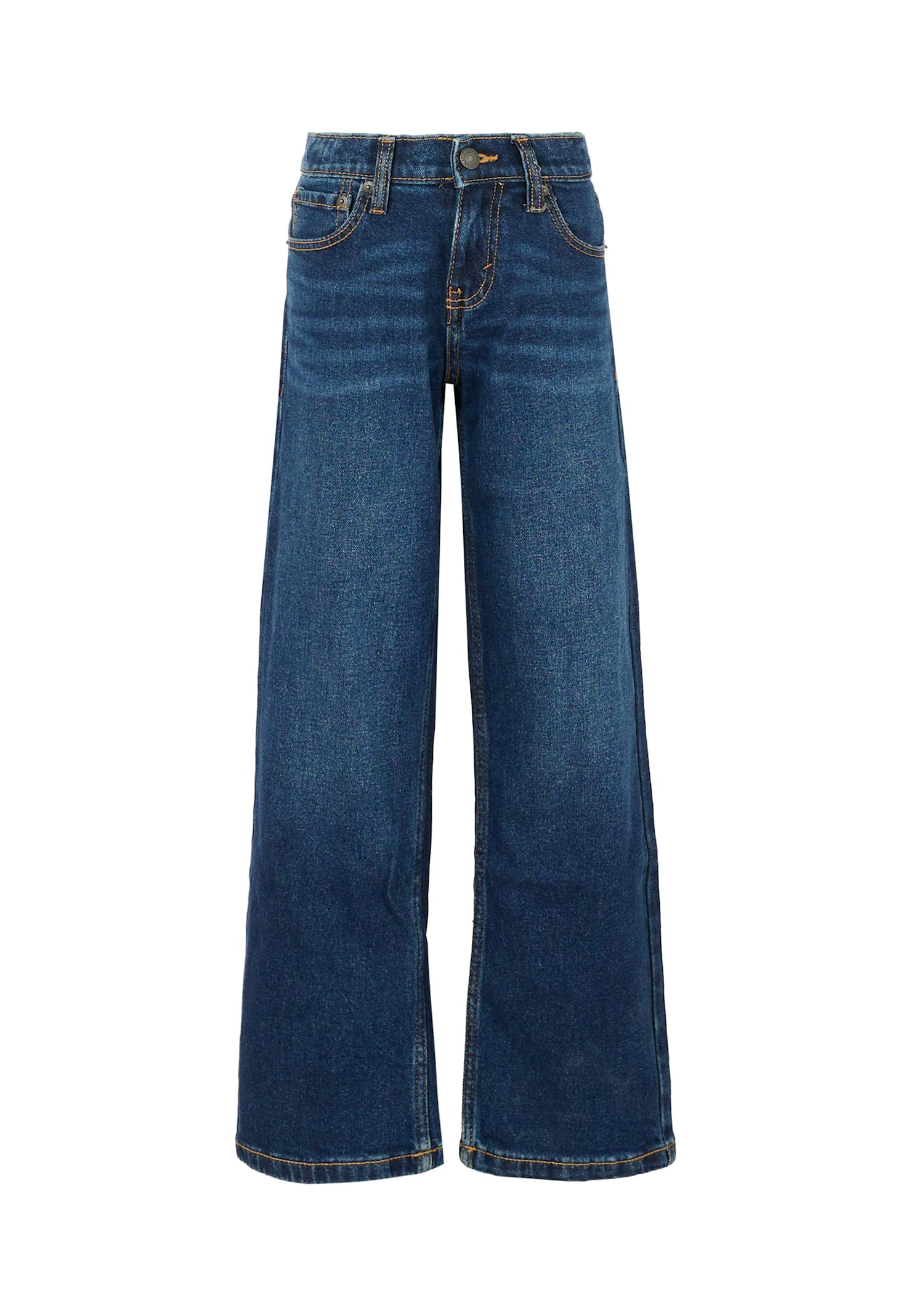 Levi's Denim Jeans For Boy With Logo In Blue