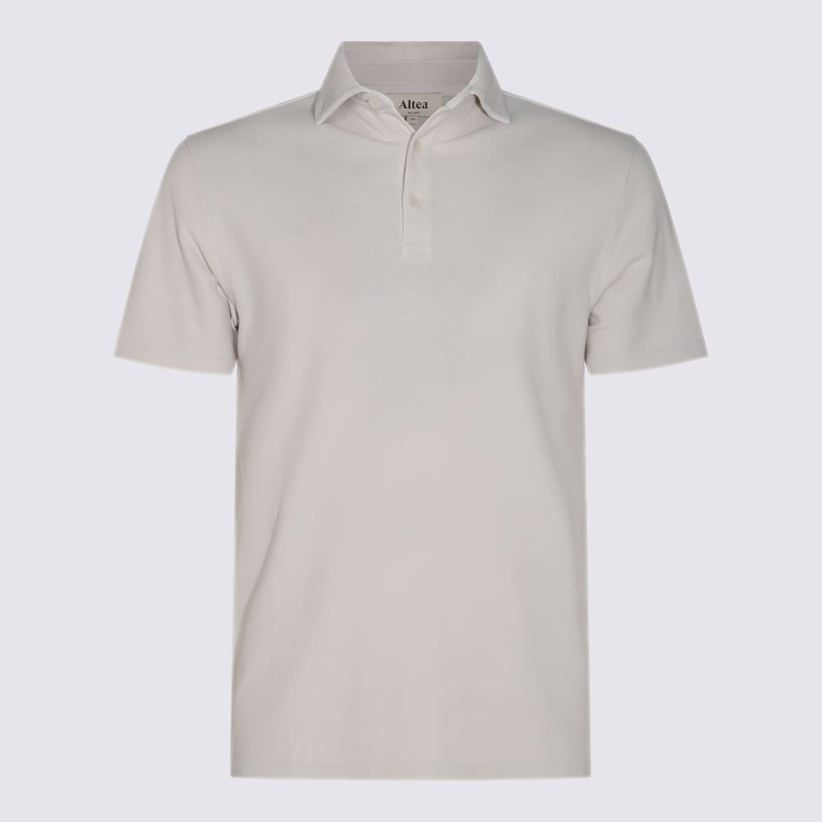 Beige Cotton Polo Shirt
