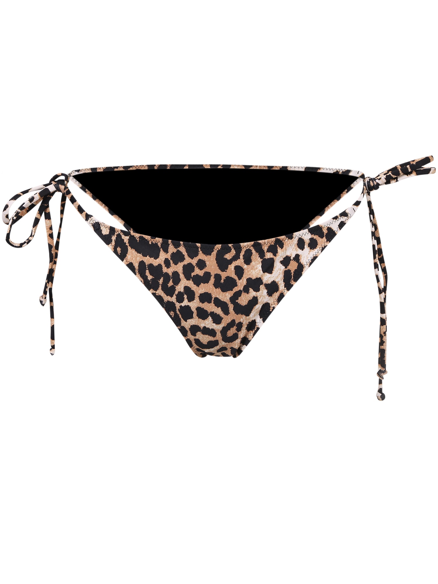 GANNI leopard print bikini bottoms | Smart Closet
