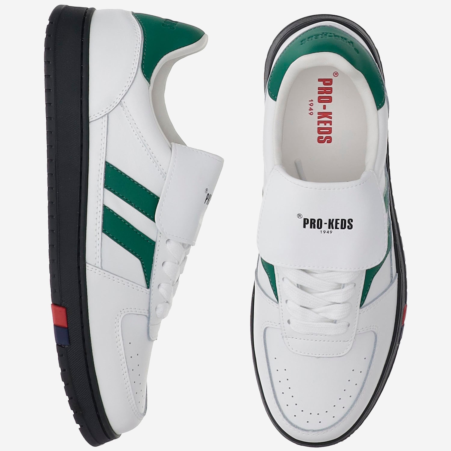Pro-keds Field King Leather Sneakers In White