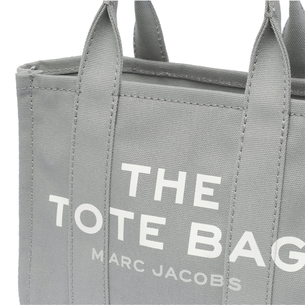 Shop Marc Jacobs The Small Tote In Wolf Grey