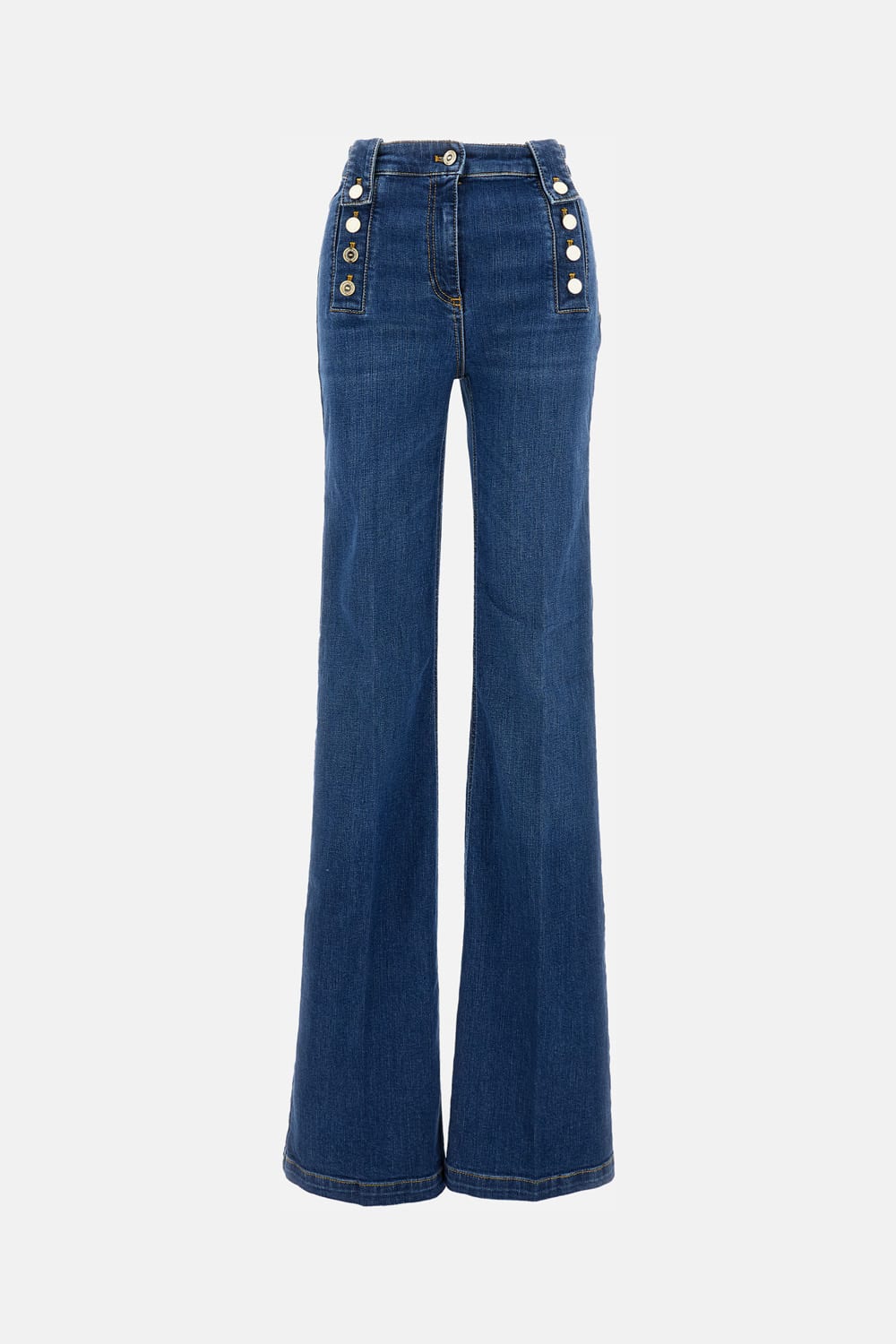 Elisabetta Franchi Womens Jeans Trousers In Blue
