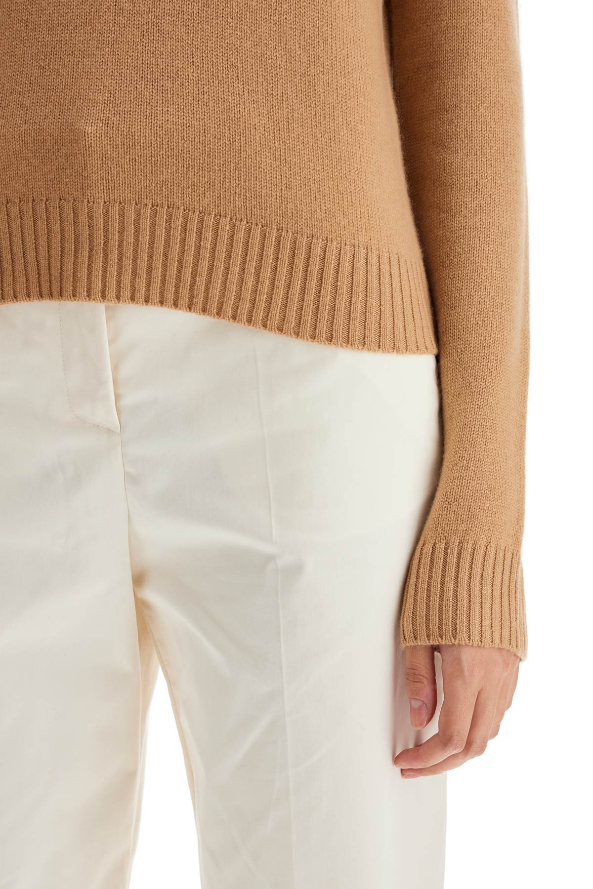 Shop Lisa Yang Cashmere Mable Pullover In Savannah (beige)