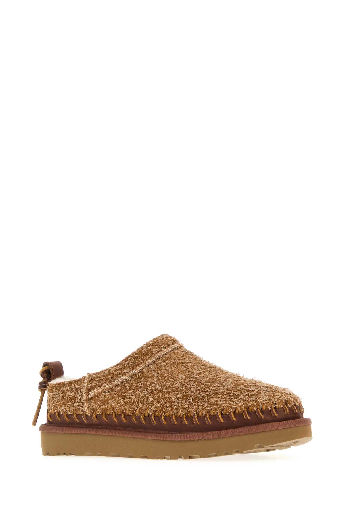 Ugg Camel Suede Classic Micro Biarritz Slippers In Brown