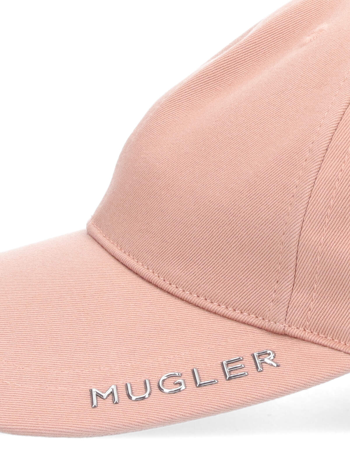 Shop Mugler Logo Baseball Cap In Pink
