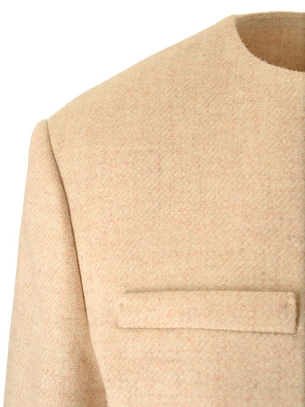 Shop Blazé Milano All Inn Shamo Bolero In Beige