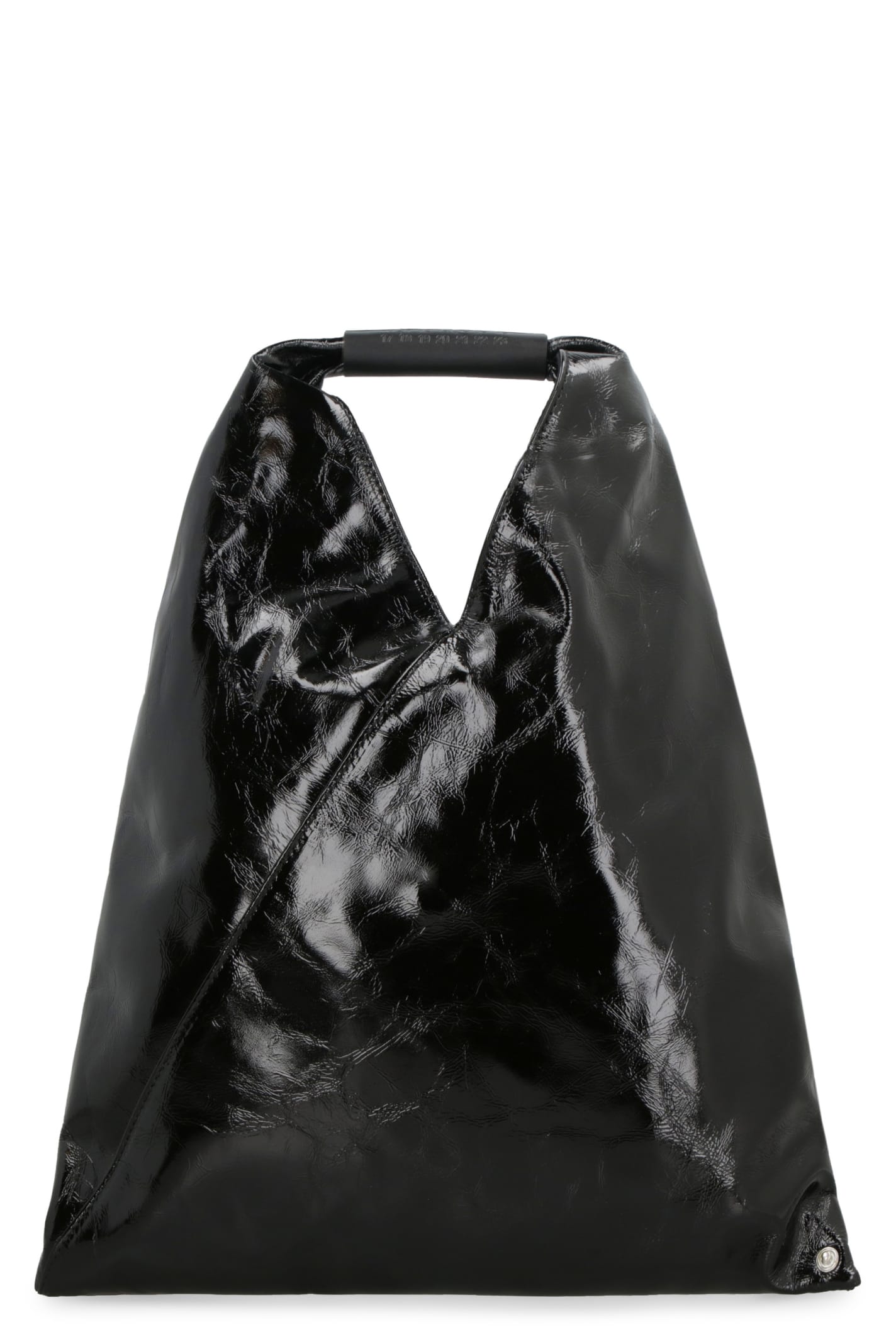 Mm6 Maison Margiela Japanese Leather Tote In Black