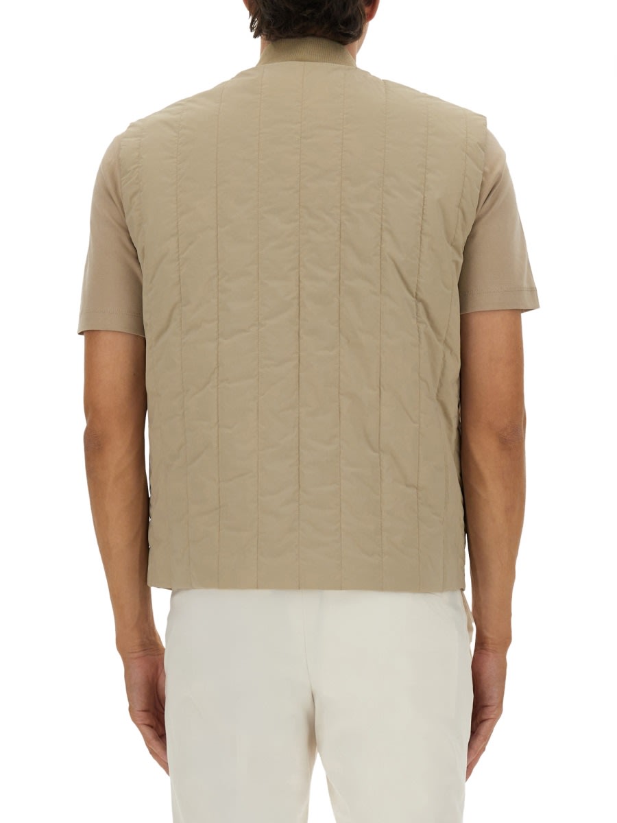 Hugo Boss Boss Camel "l-cestol" Vest In Nude