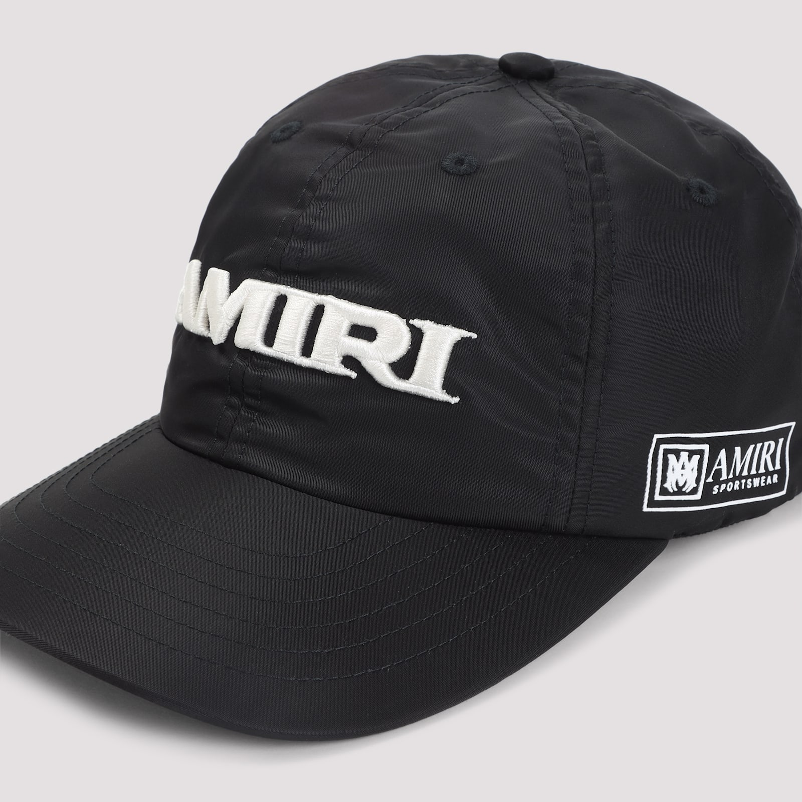 Amiri Sport Cap With Curved Brim And Vents In Black