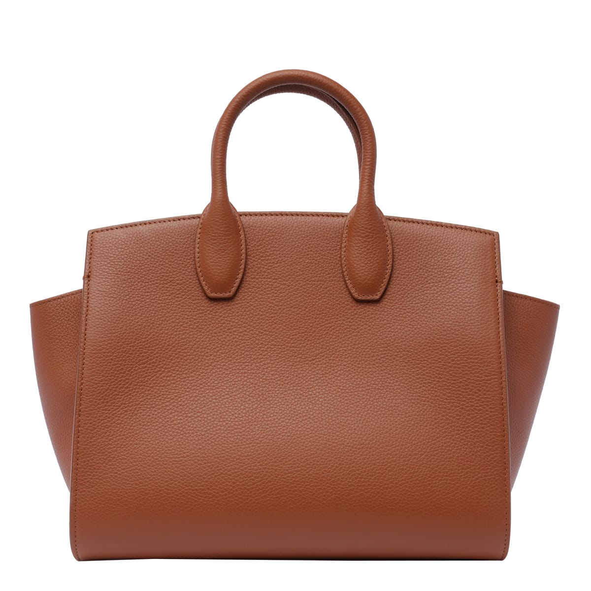 Shop Ferragamo Studio Soft Handbag In Brown