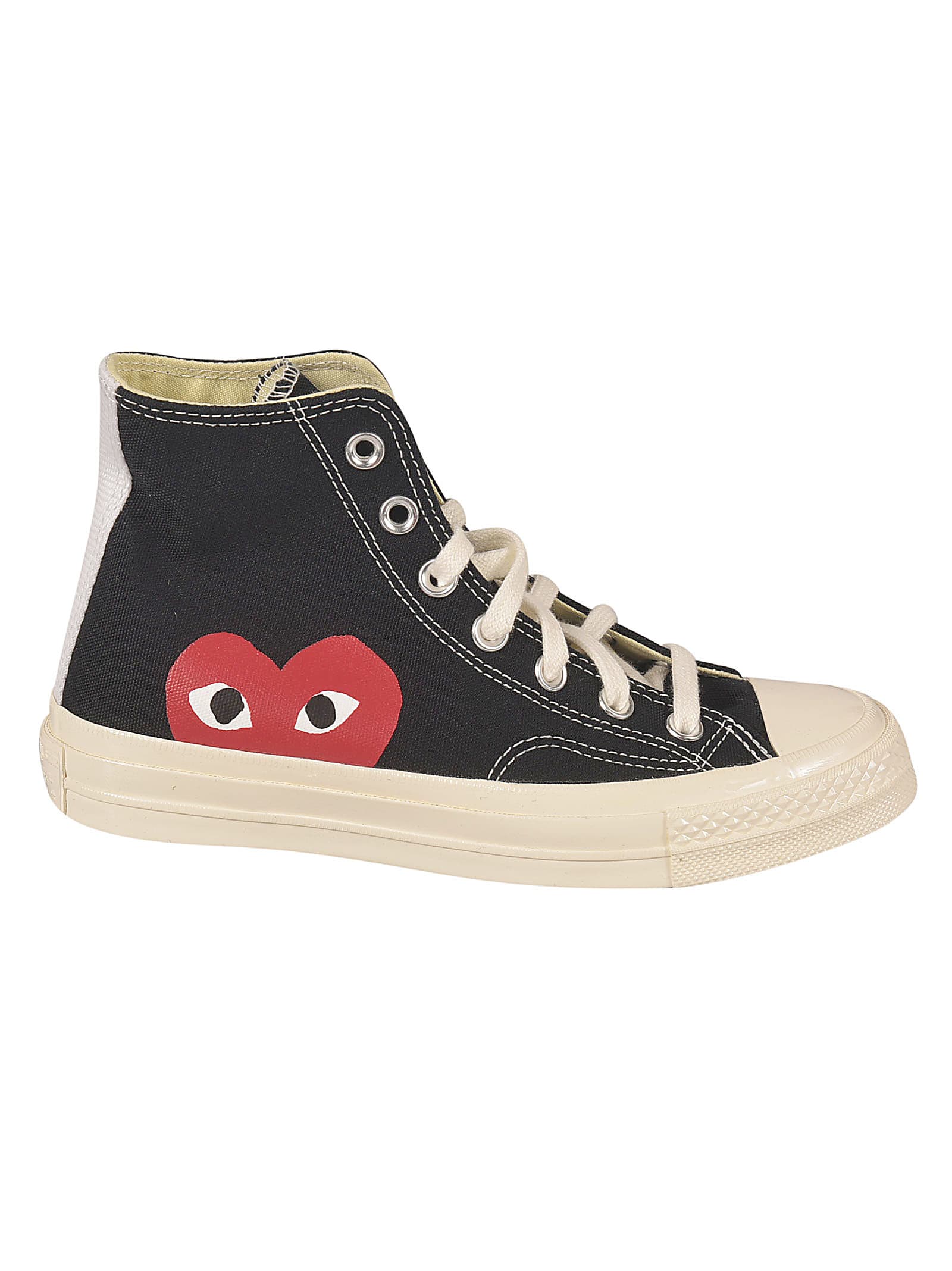 Comme des Garçons Play High-top Logo Patched Sneakers