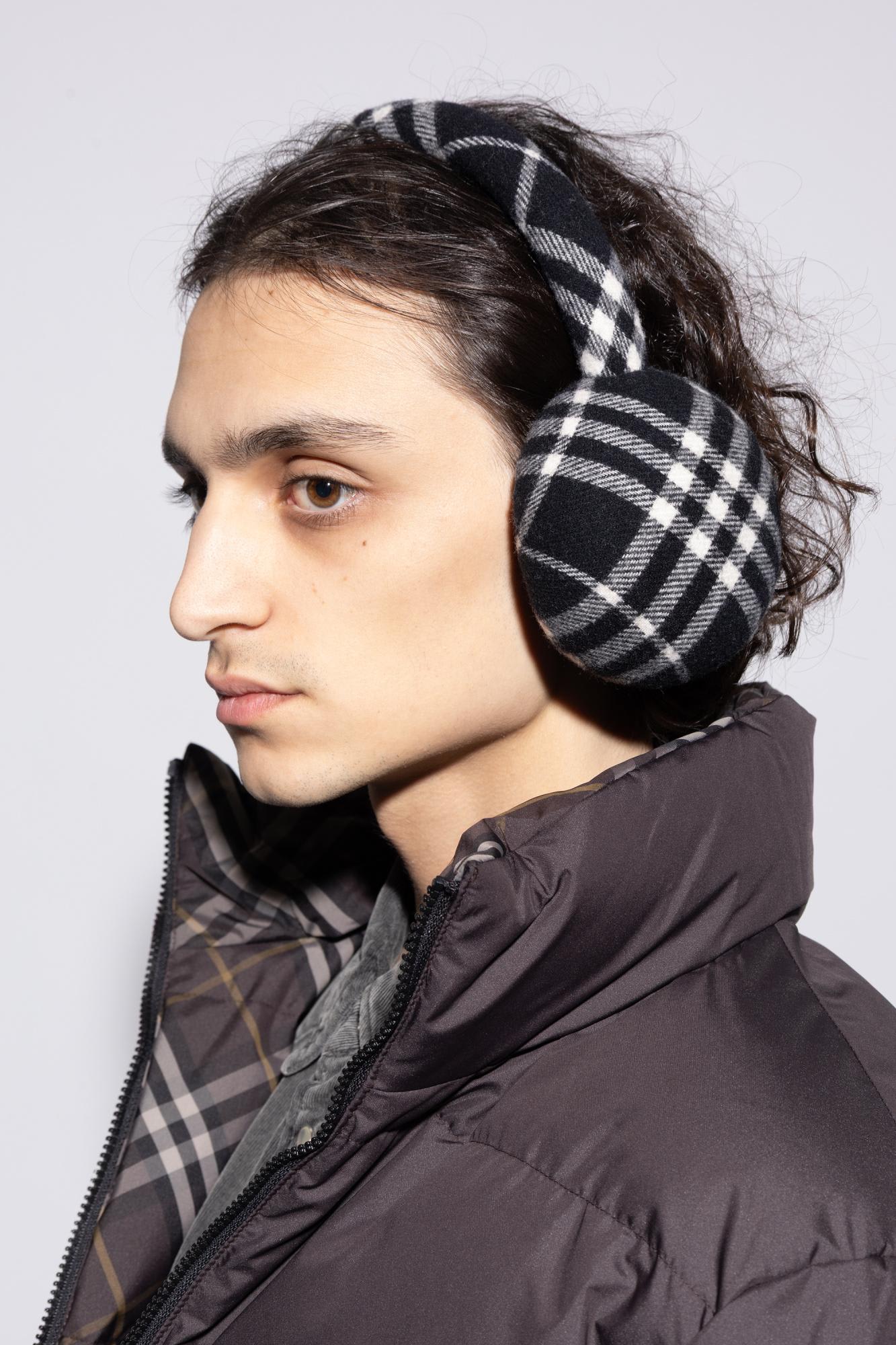 Burberry Wool Earmuffs In Multi