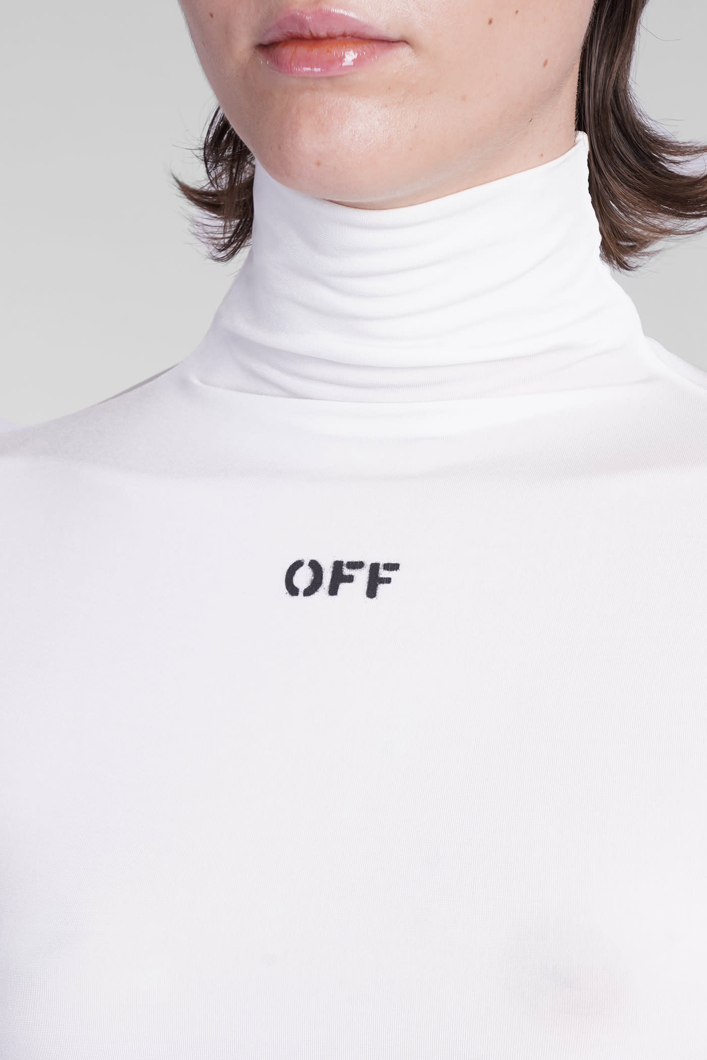 Shop Off-white Topwear In White Viscose