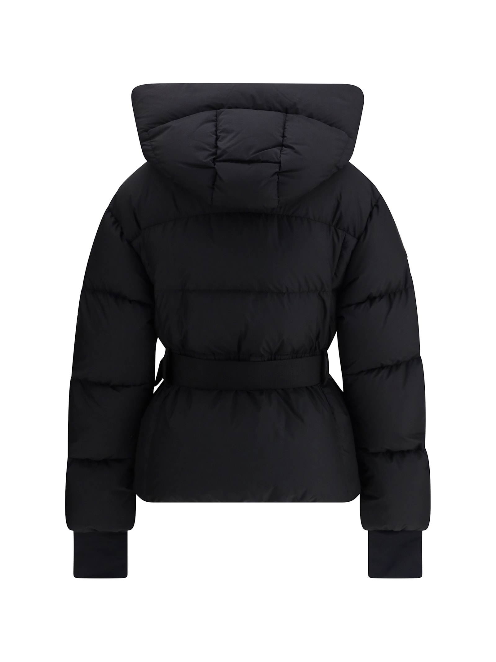 Moncler Grenoble Nisene Zip-up Belted Jacket In Black