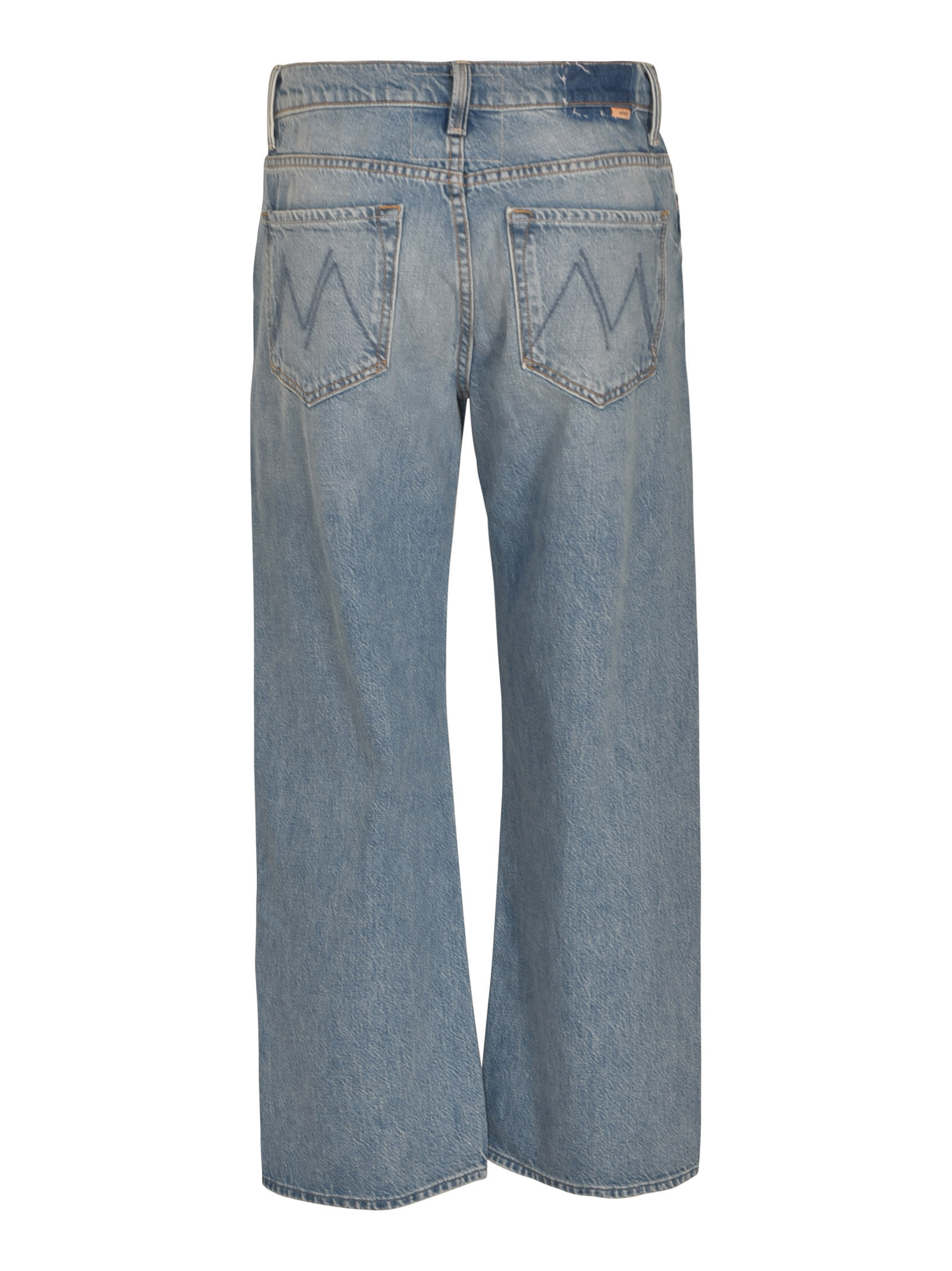 Shop Mother The Dodger Ankle Jeans In Stone Bleach