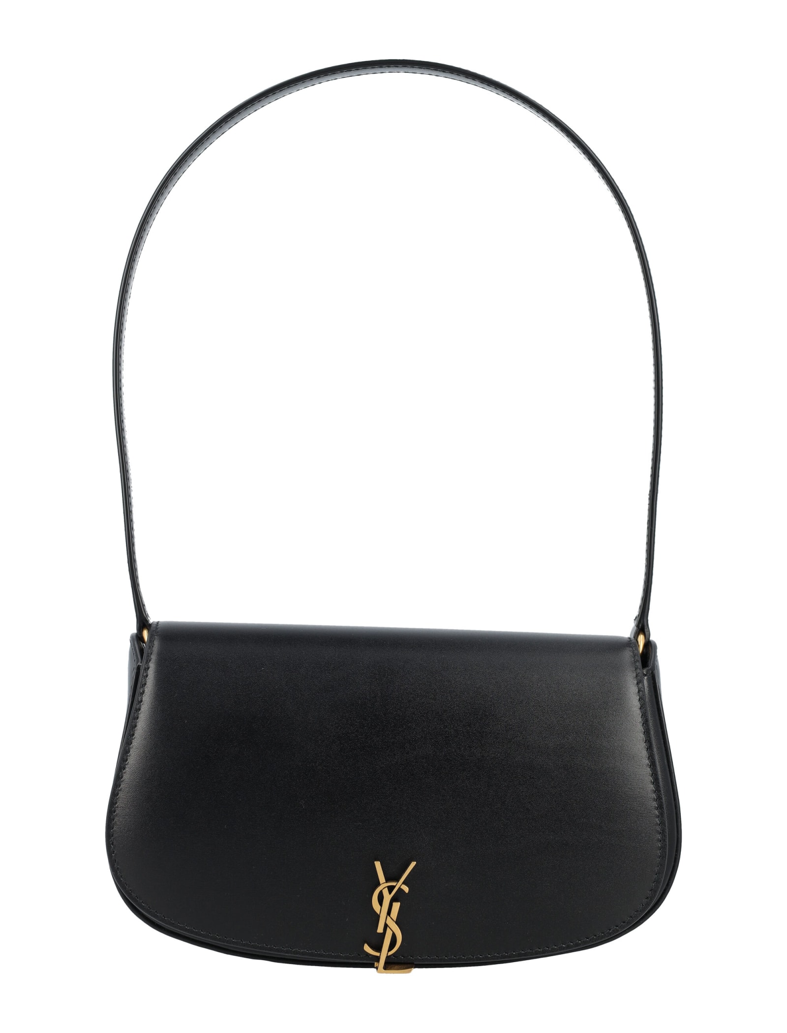Saint Laurent Mini Voltaire Shoulder Bag In Black