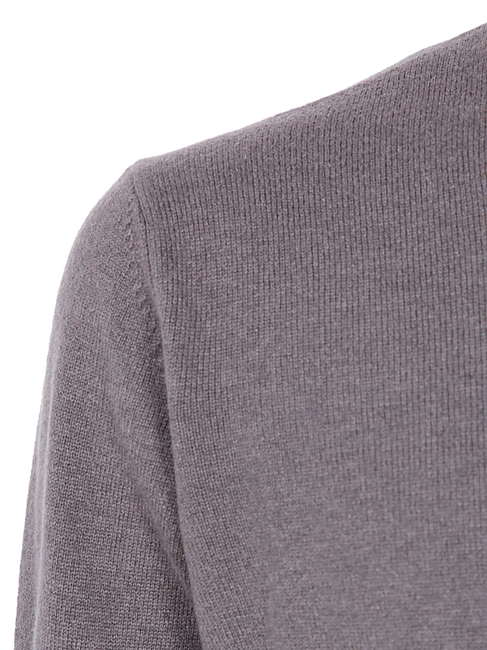 Shop Filippo De Laurentiis Long Sleeves Round Neck In Dove