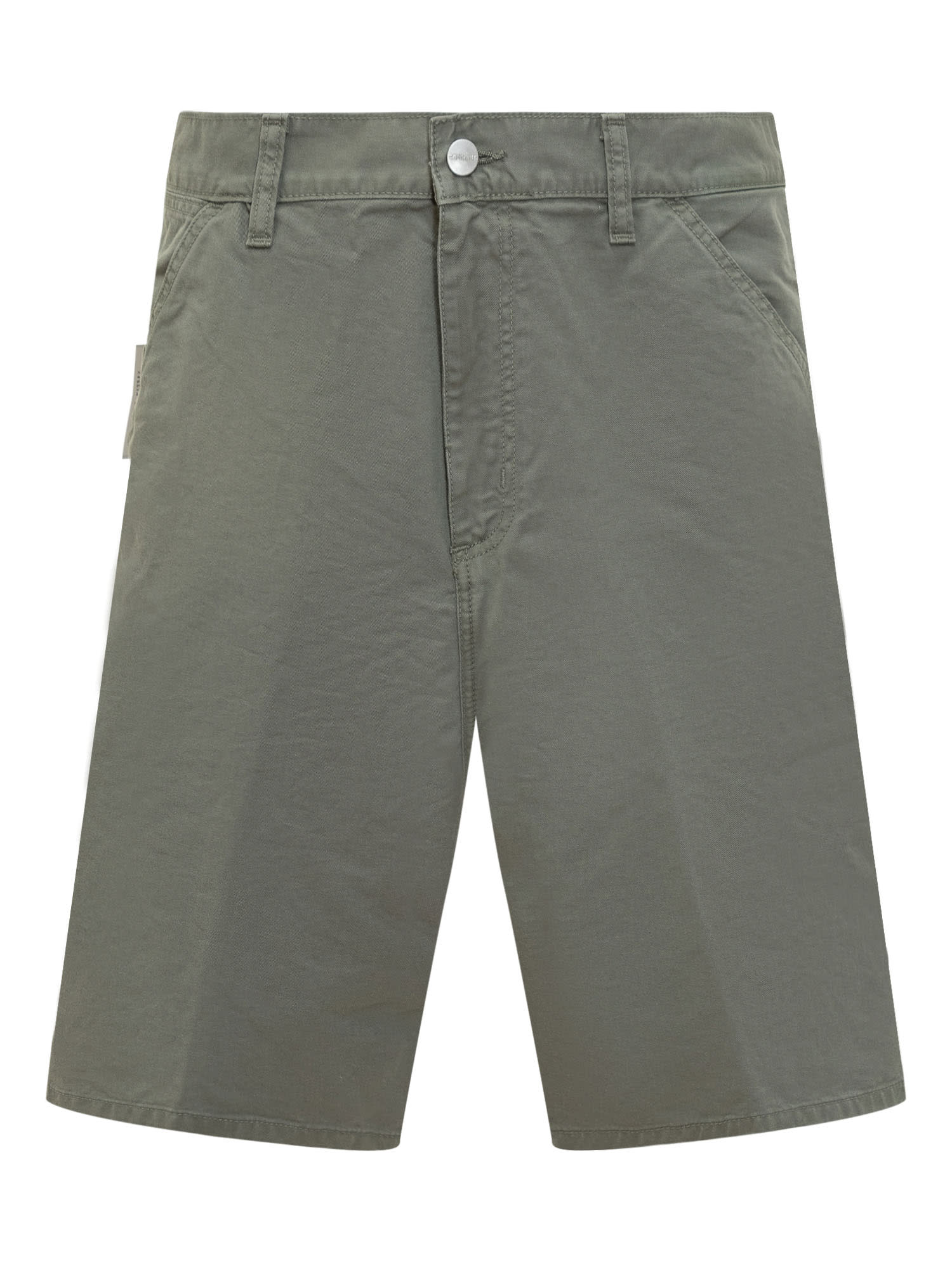 Shop Carhartt Cotton Shorts In Verde