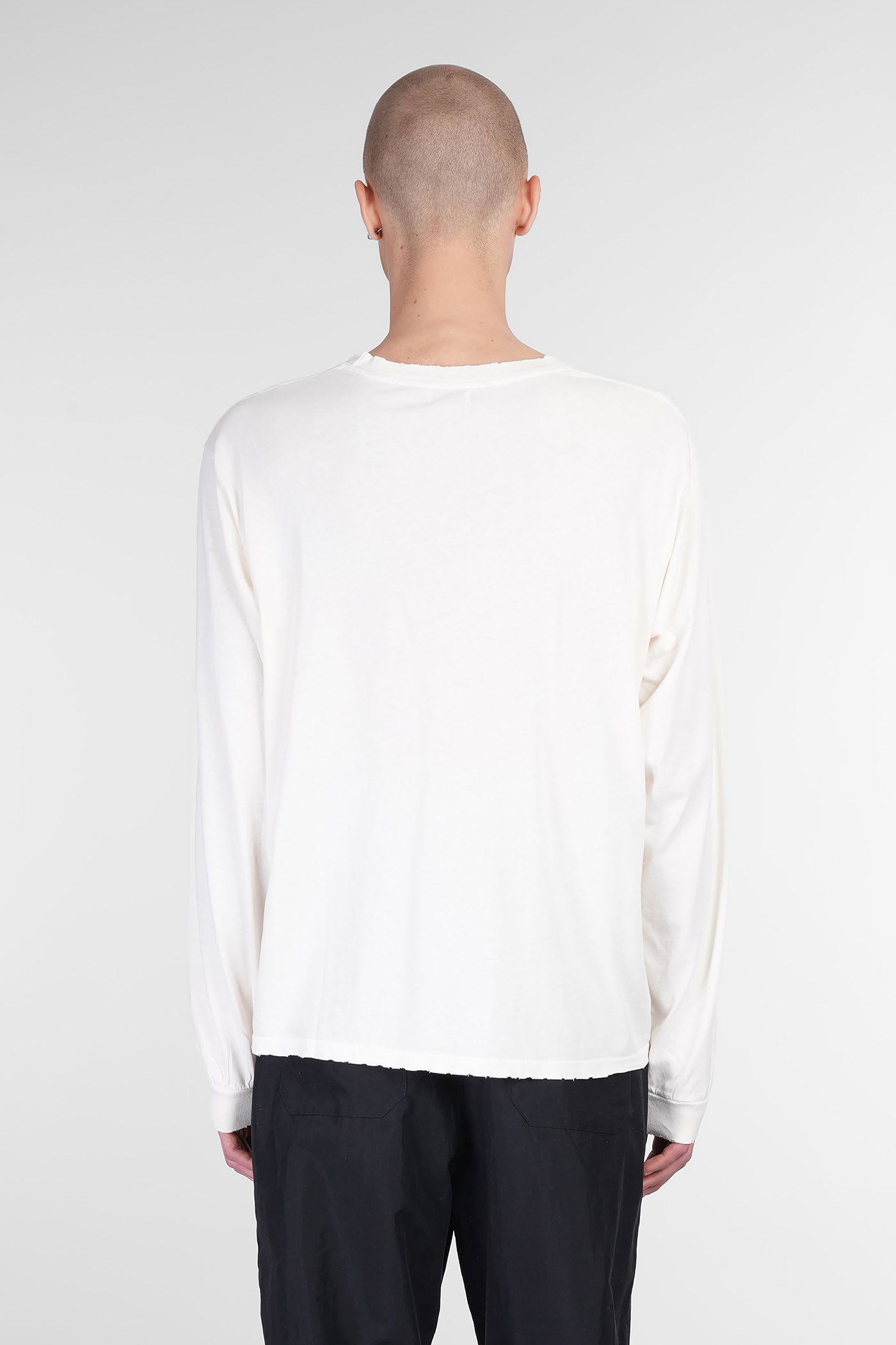 John Elliott T-shirt In Beige Cotton