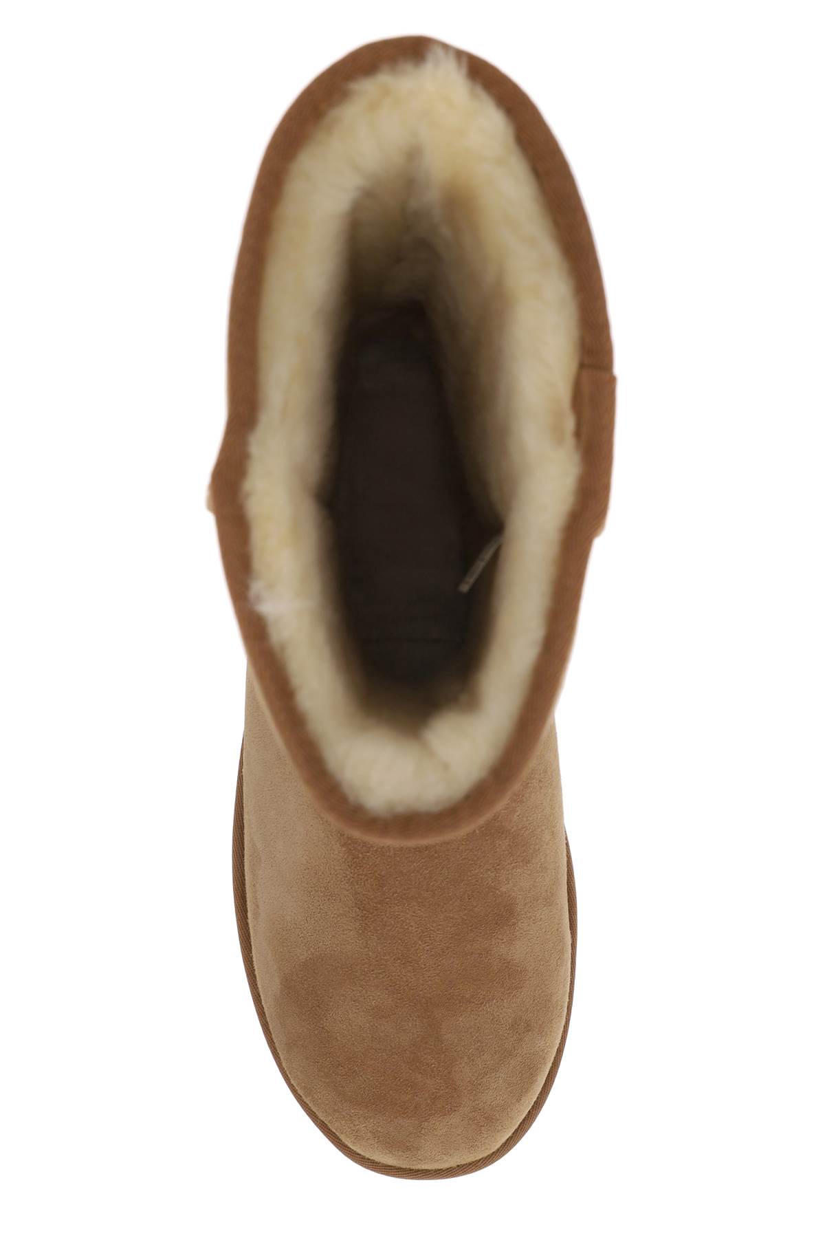 Shop Ugg Classic Short Boots In Chestnut (beige)