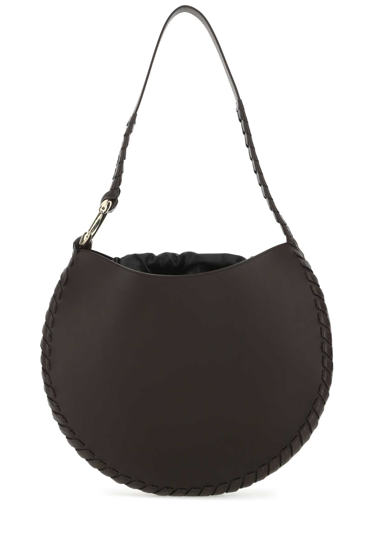 Chloé Dark Brown Leather Large Mate Shoulder Bag