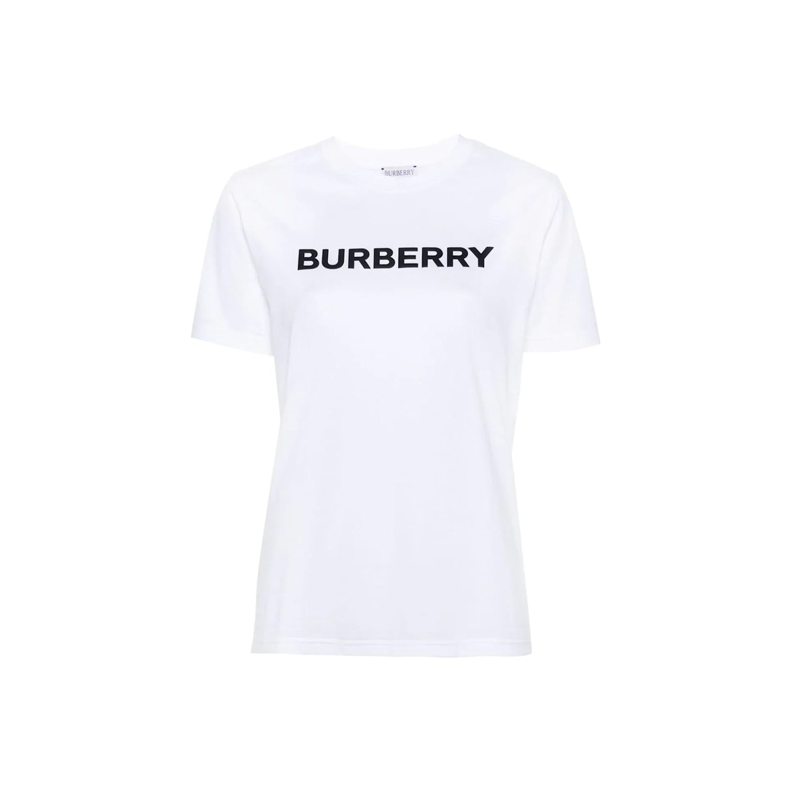 Burberry Cotton Logo T-shirt Women In White