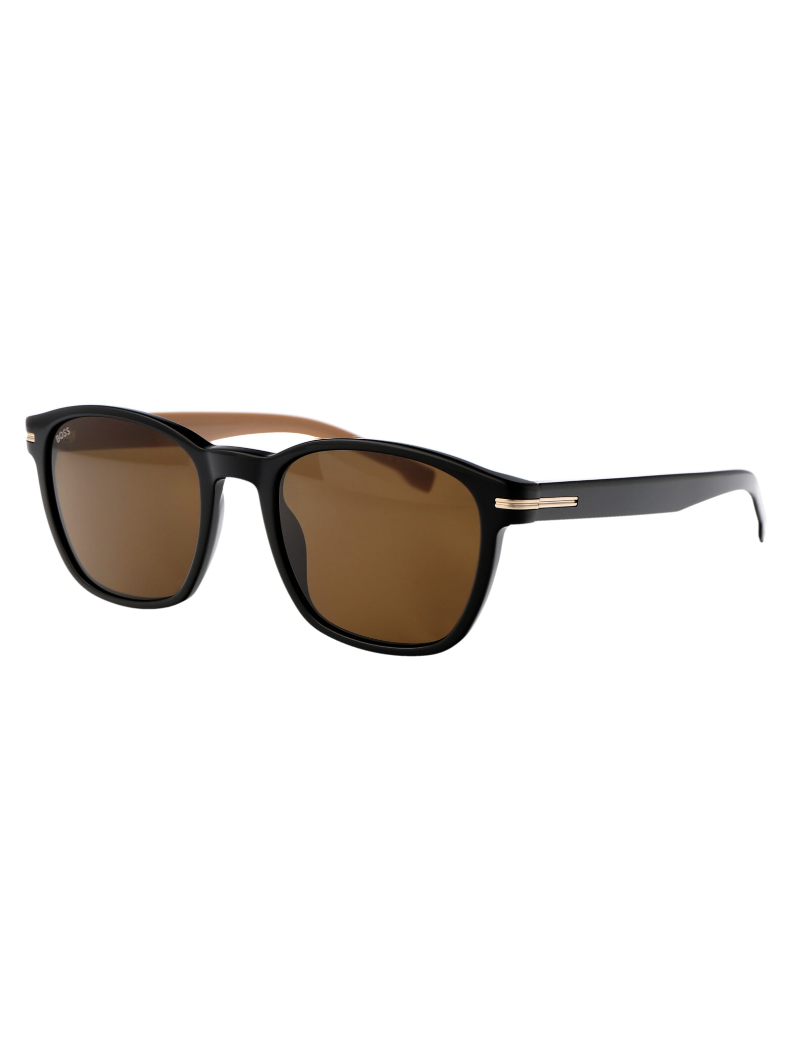 Shop Hugo Boss Boss 1505/s Sunglasses In 80770 Black
