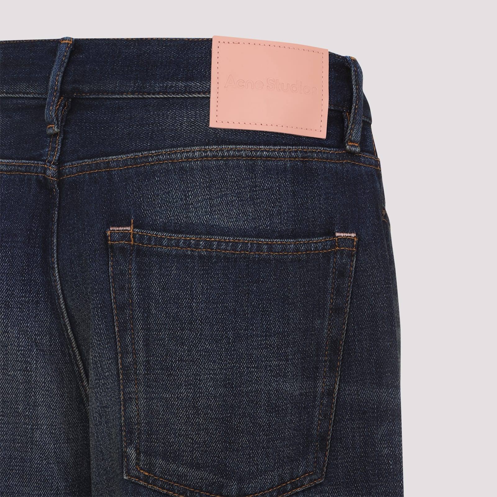 Acne Studios Yoyogi Washed-out Jeans In Blue