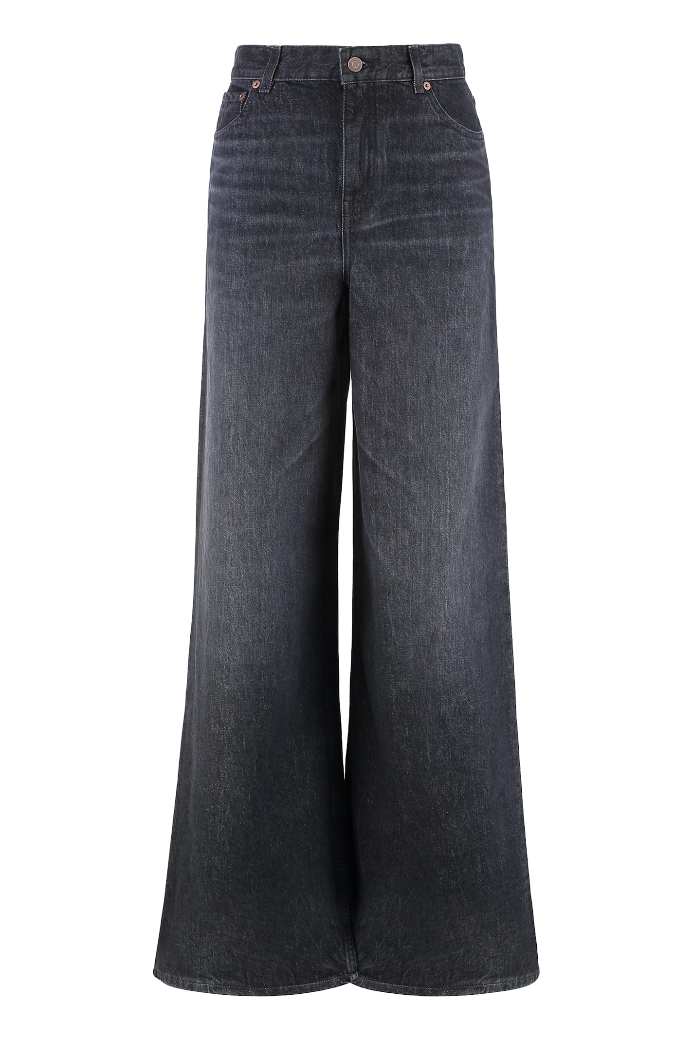 Chloé Wide-leg Jeans In Black