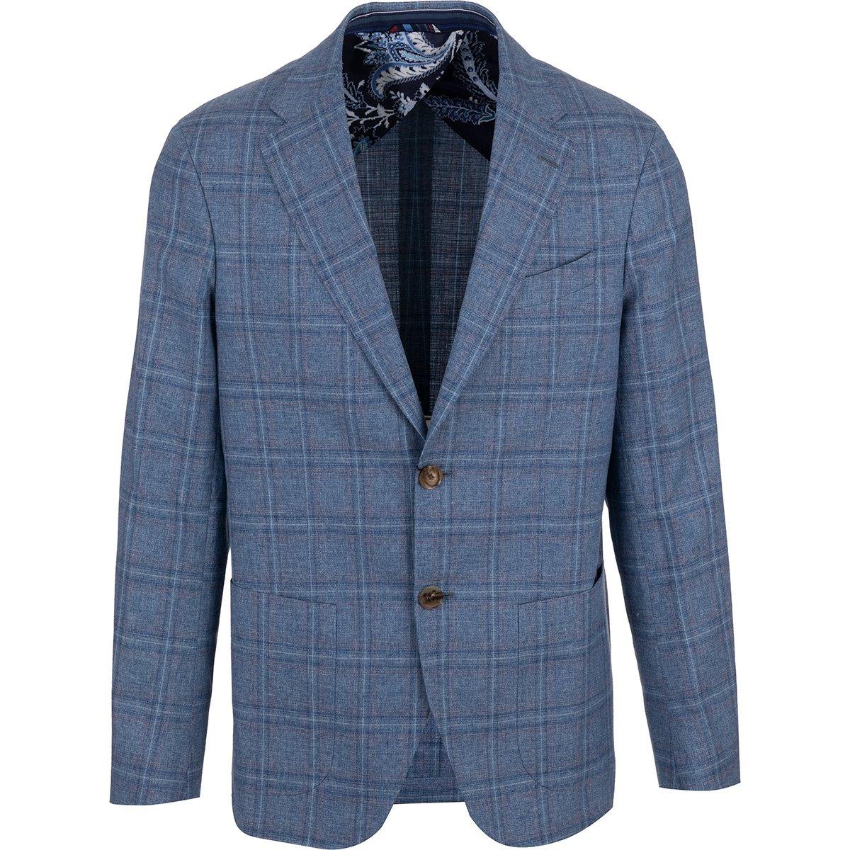 Shop Etro Checkered Single-breasted Suit