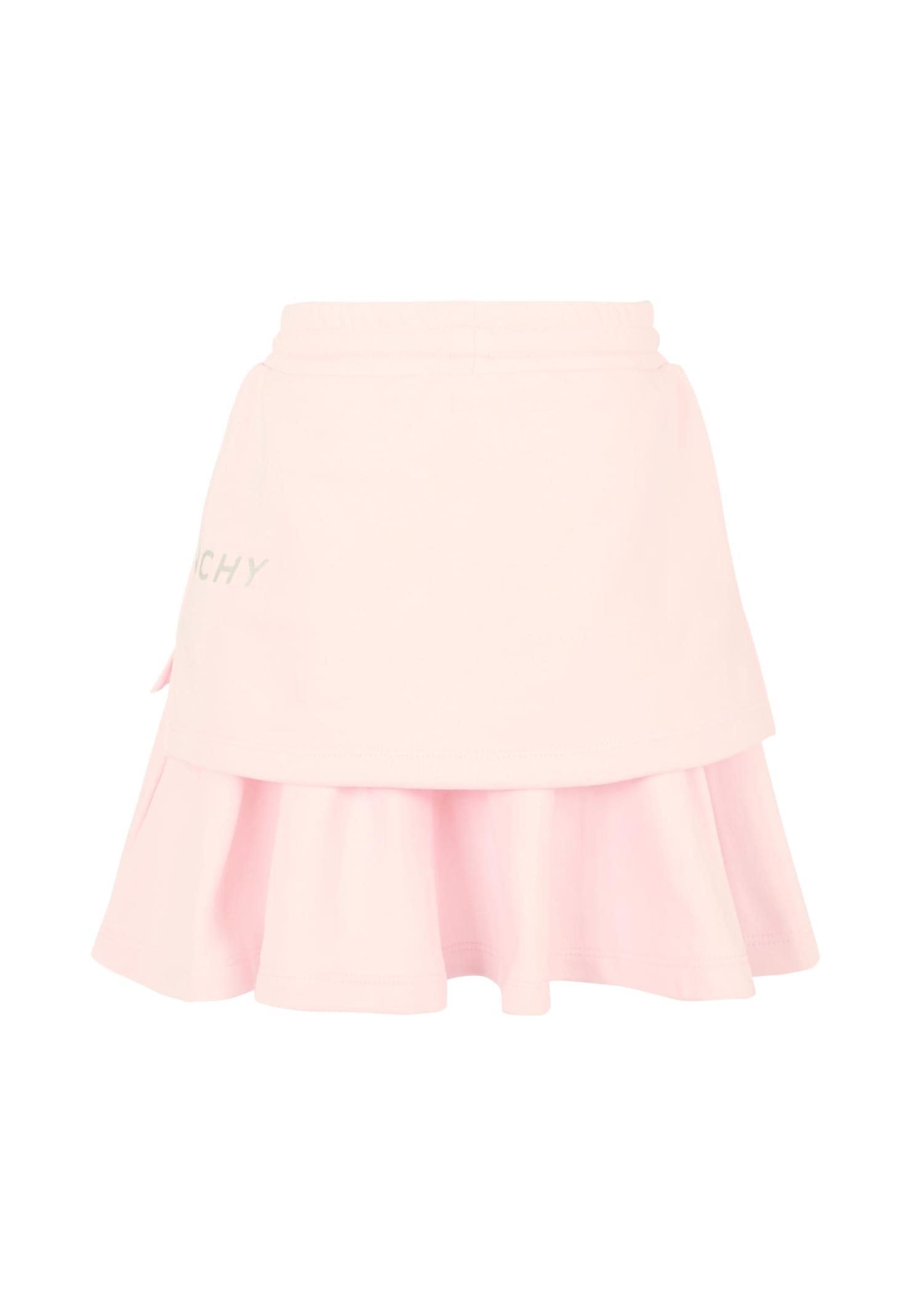 Givenchy Drawstring Skirt In Pink