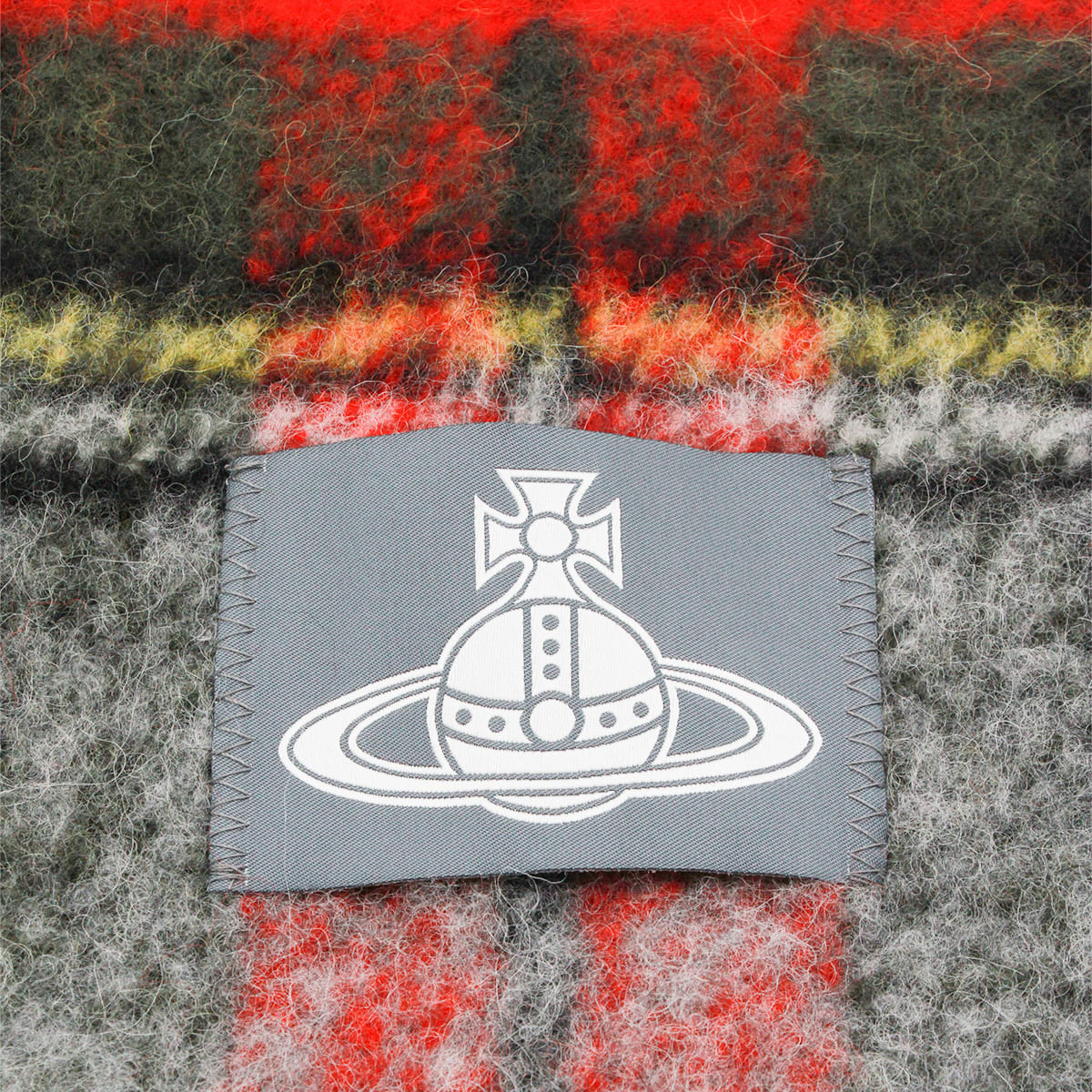 Vivienne Westwood Luxurious Scarf Fringed Edges In Multi
