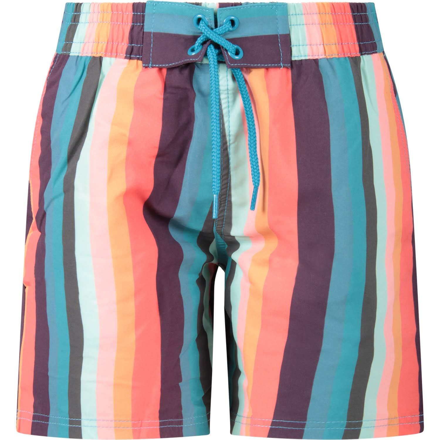 paul smith multi stripe swim shorts